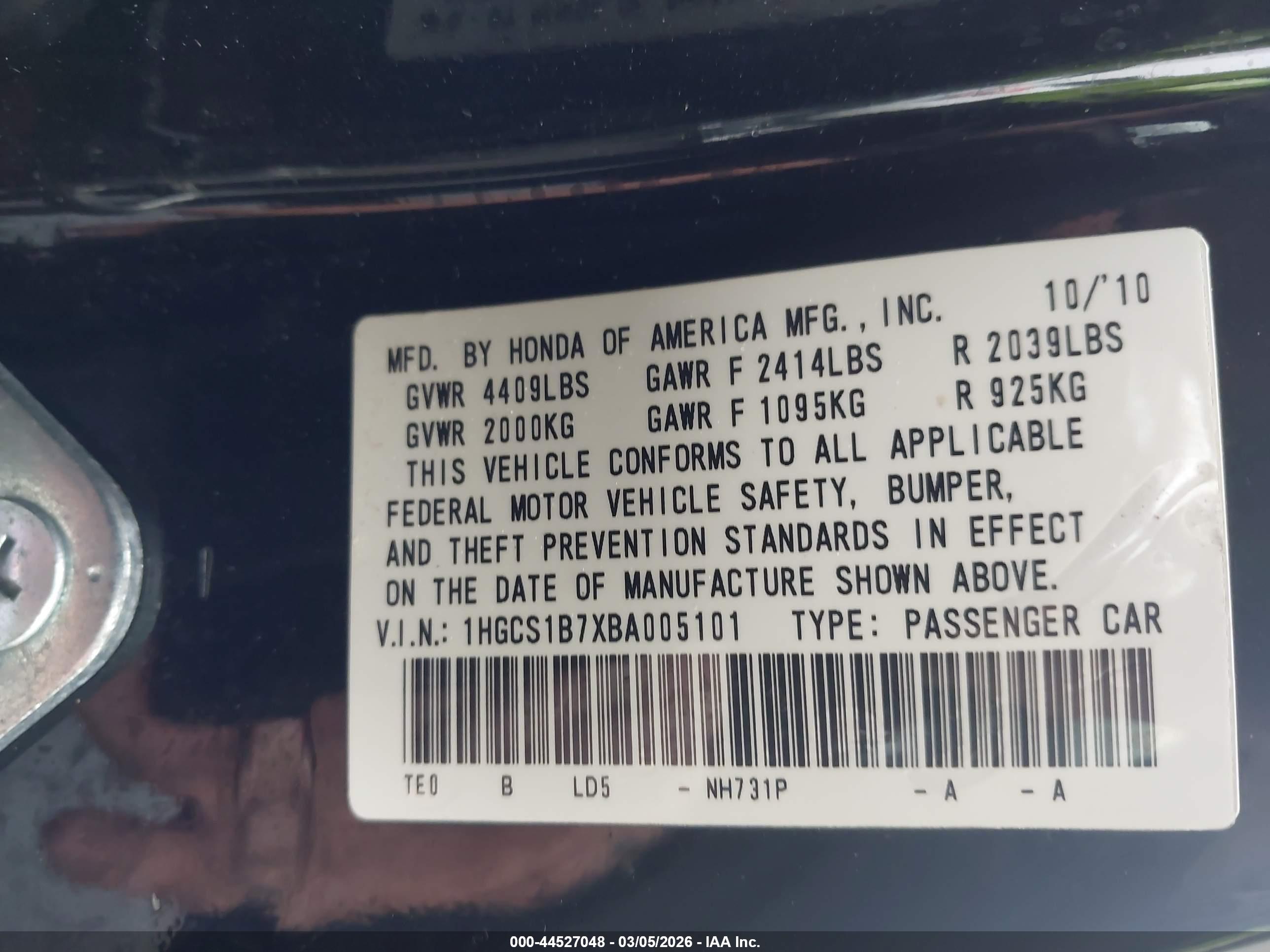 HONDA ACCORD image 9