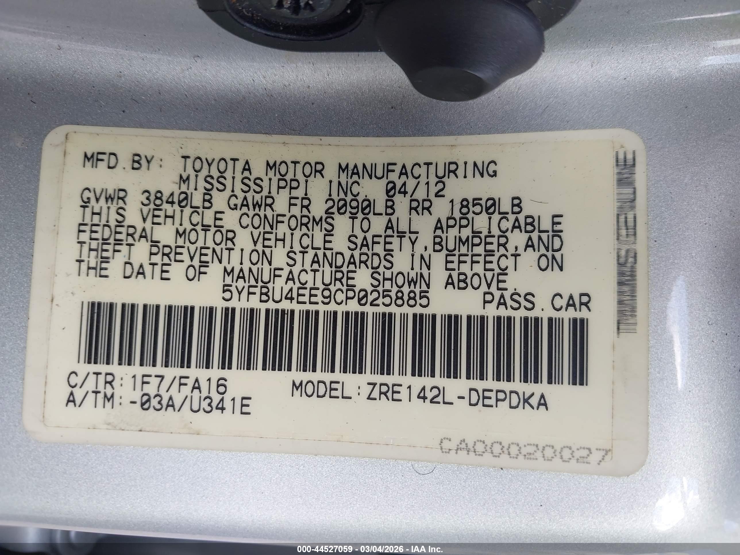 TOYOTA COROLLA image 9
