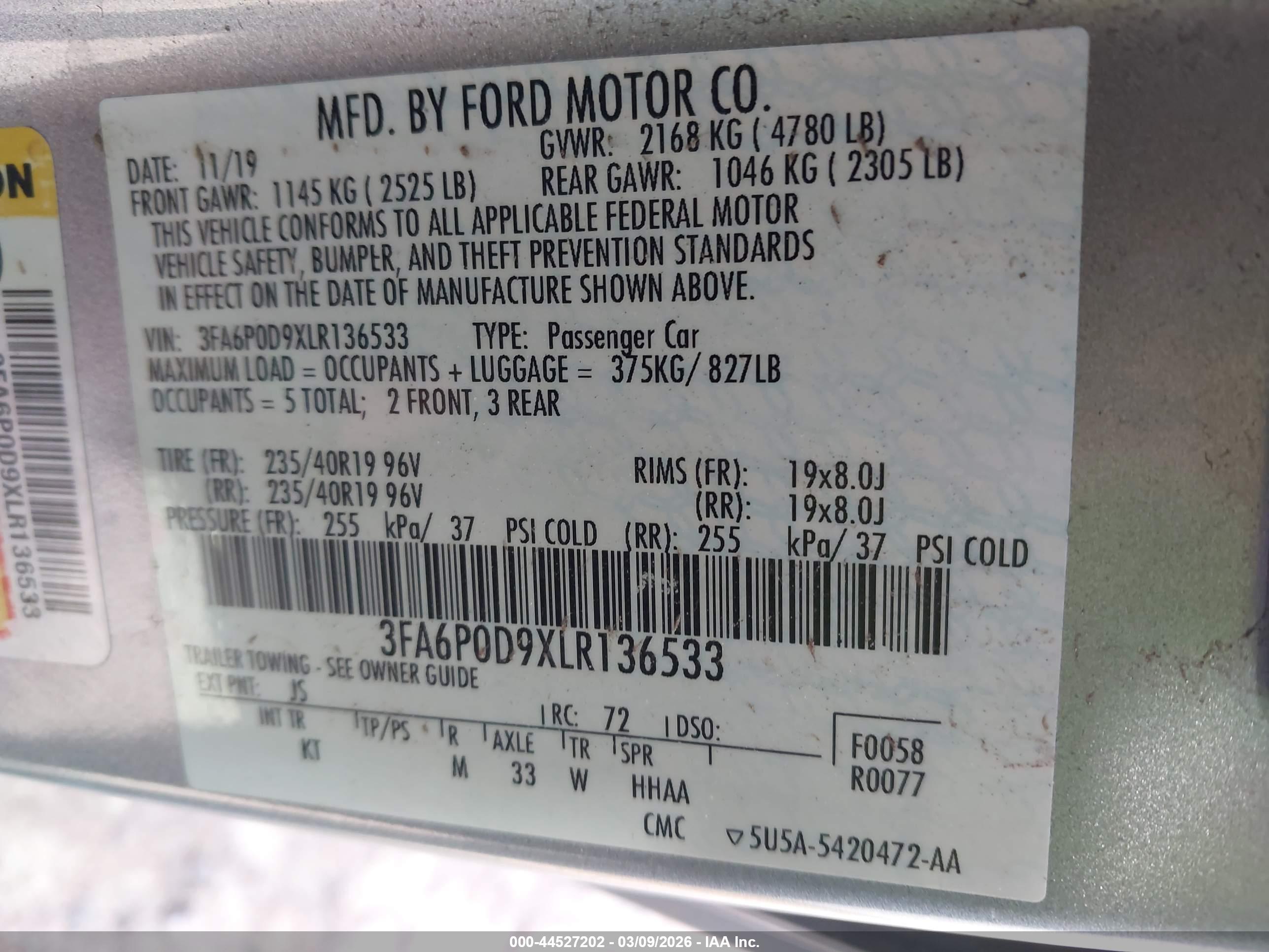 FORD FUSION image 9