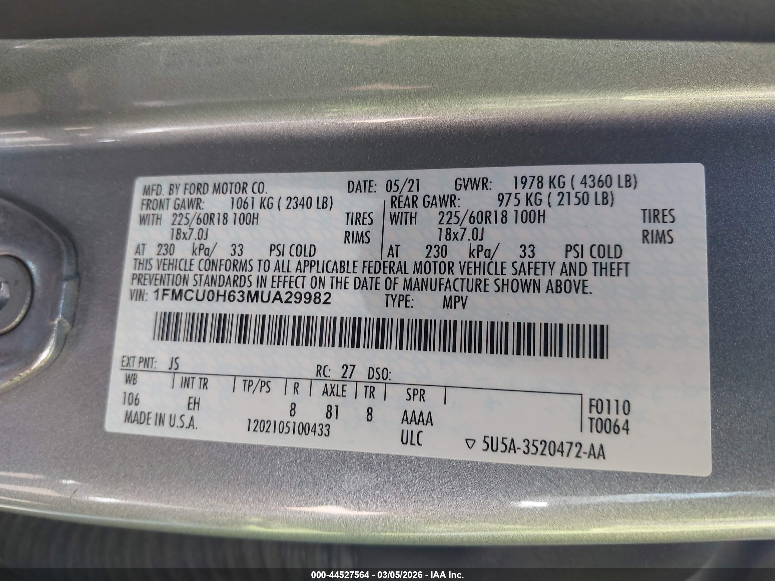 FORD ESCAPE image 9