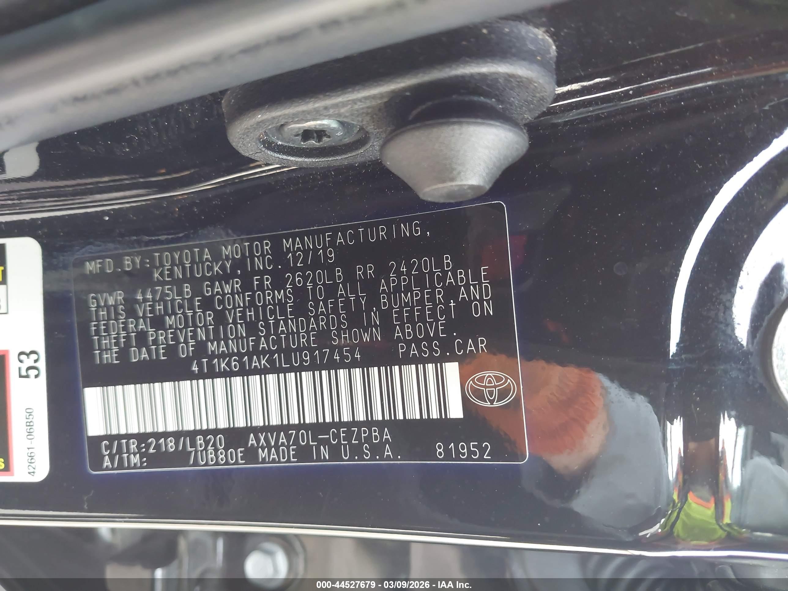 TOYOTA CAMRY image 9