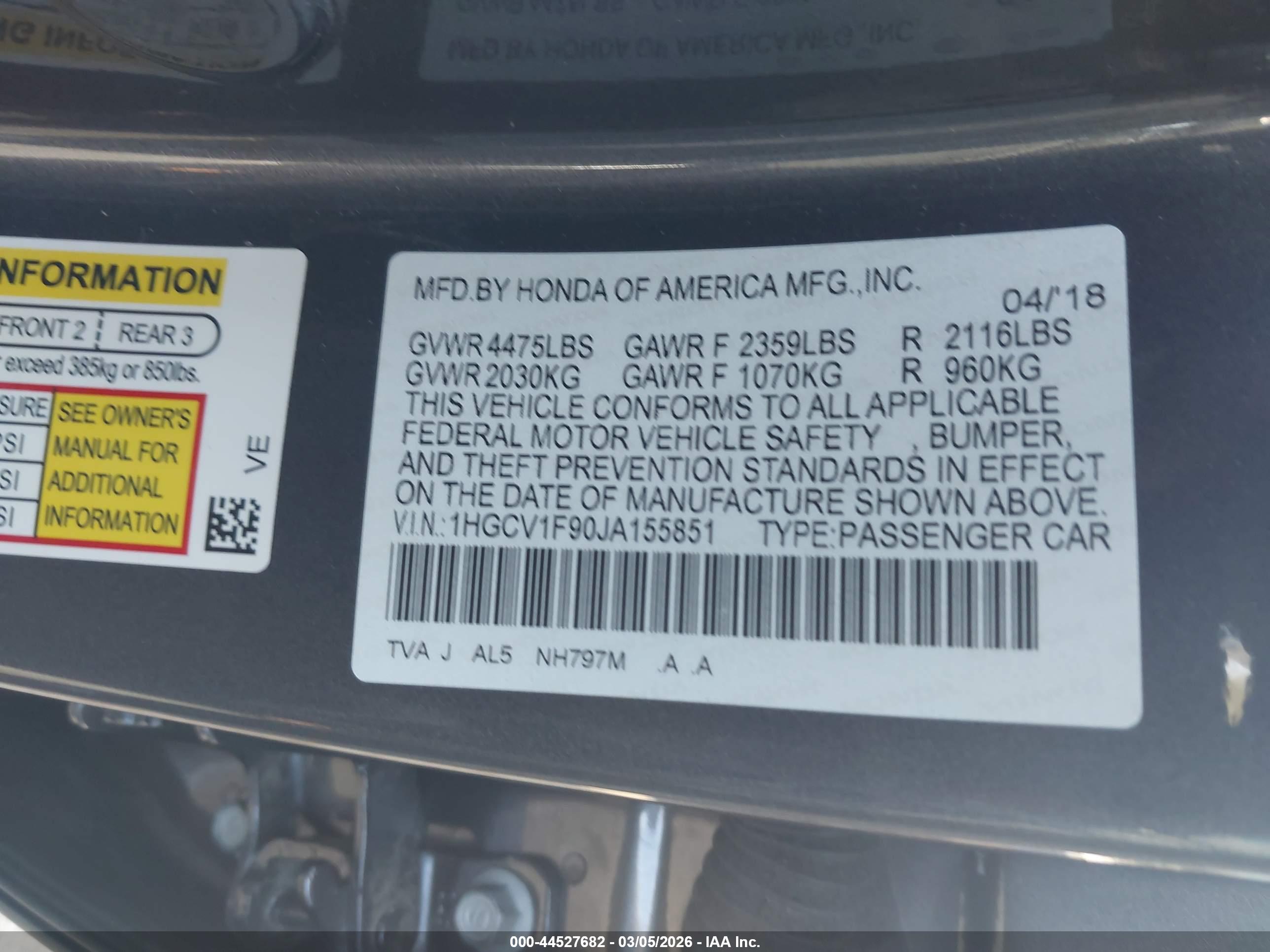 HONDA ACCORD image 9
