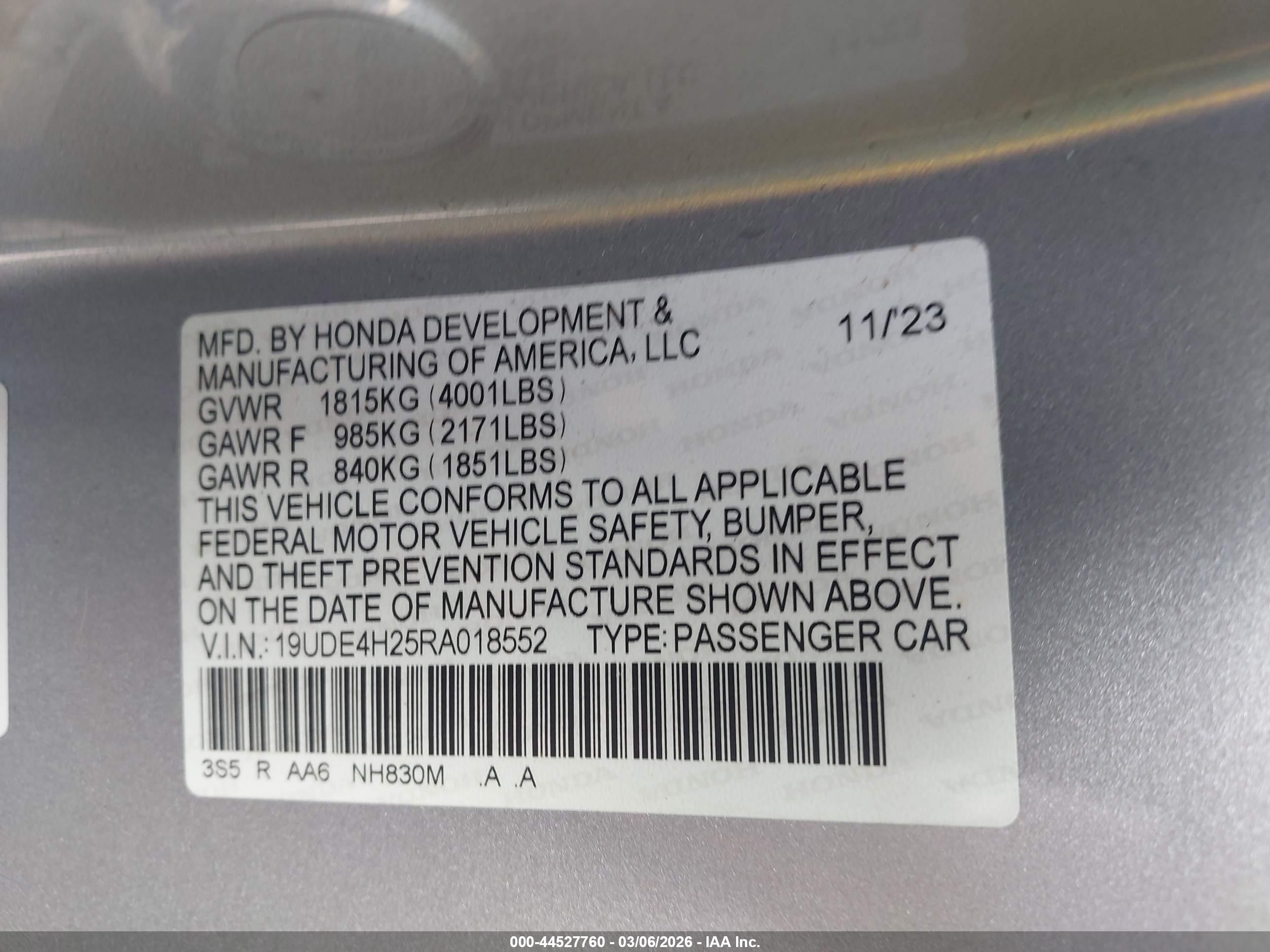 ACURA INTEGRA image 9