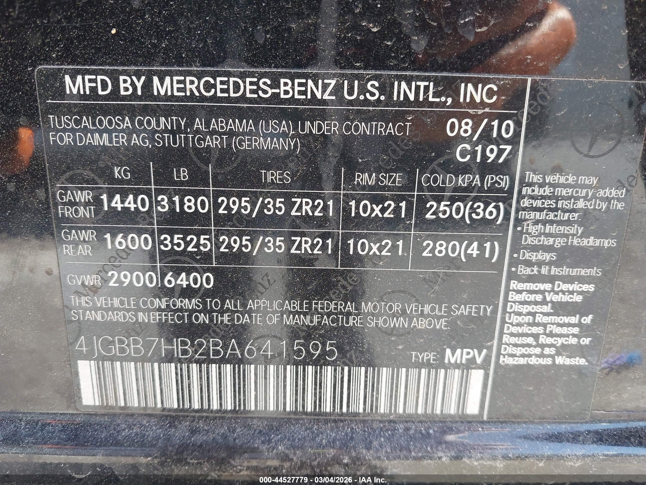 MERCEDES-BENZ ML image 9