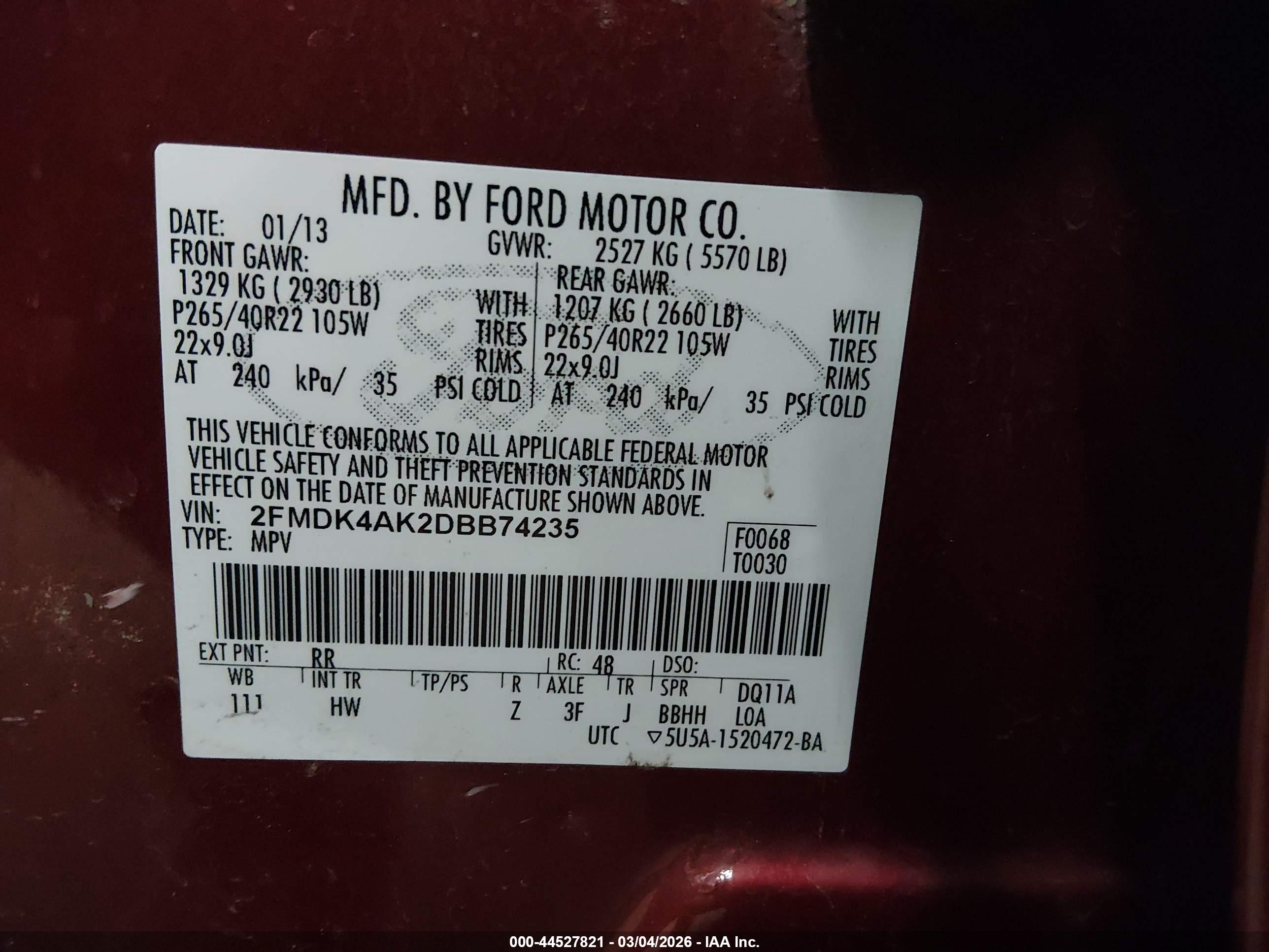 FORD EDGE image 9
