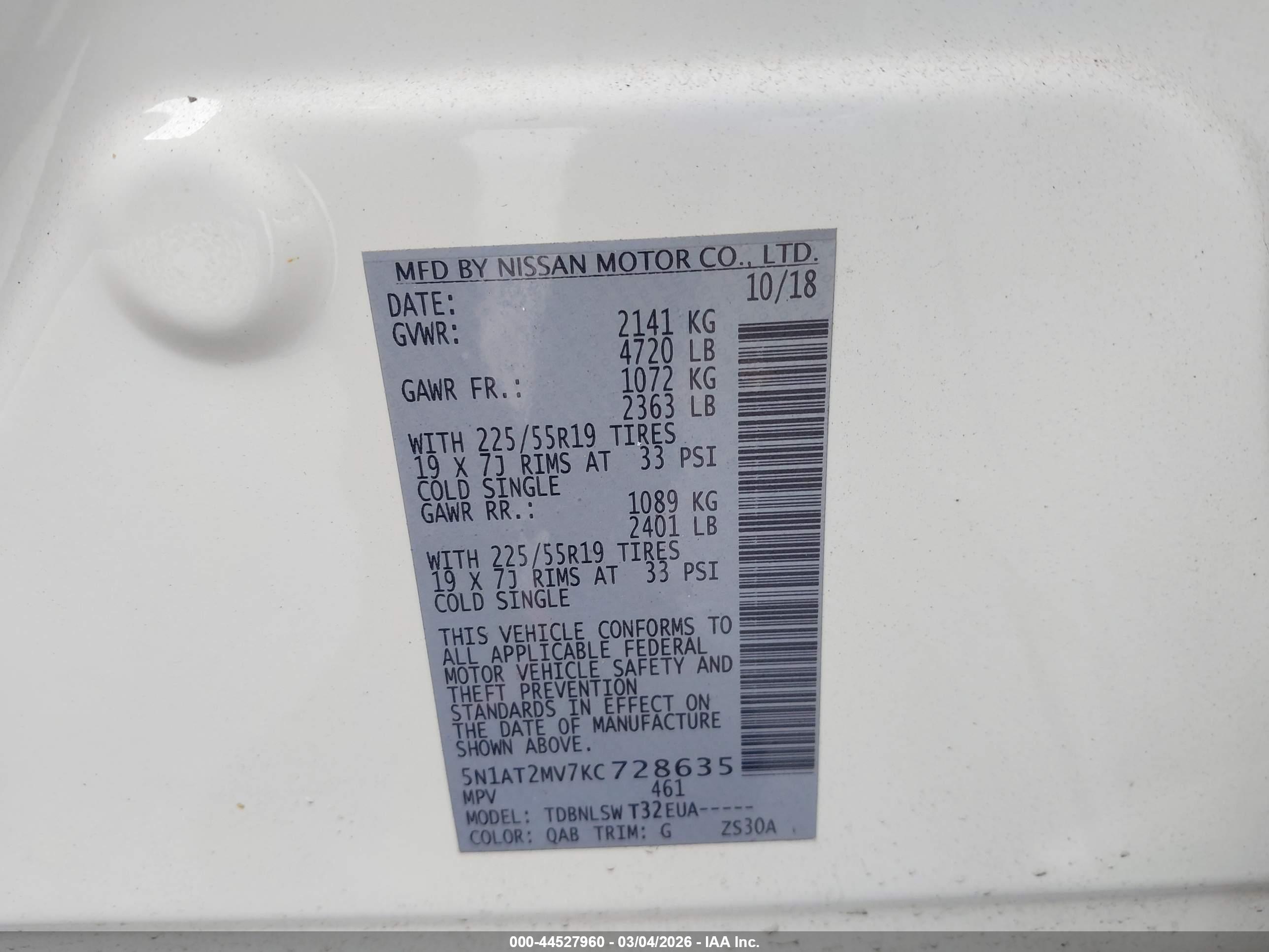 NISSAN ROGUE image 9