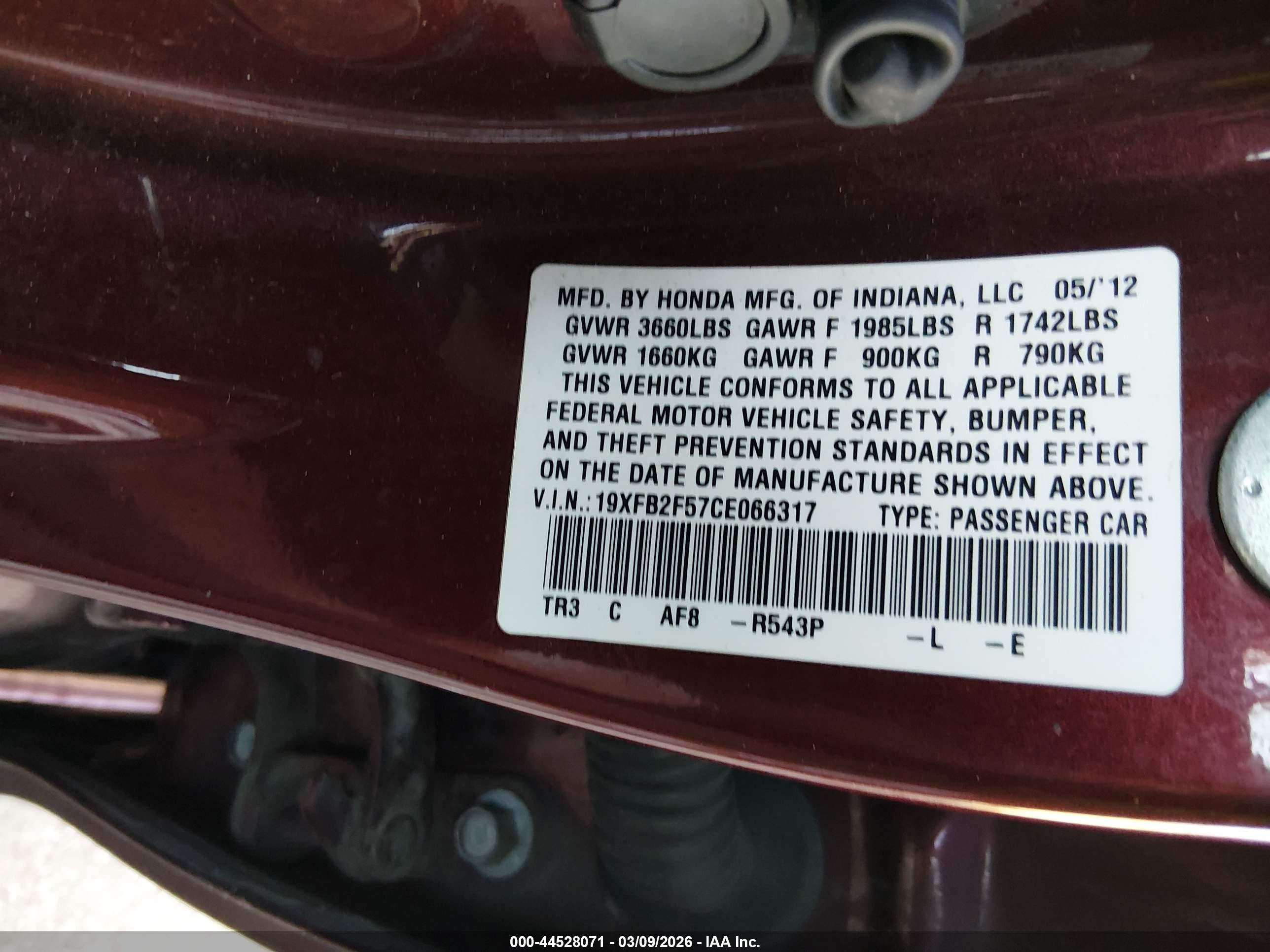 HONDA CIVIC image 9