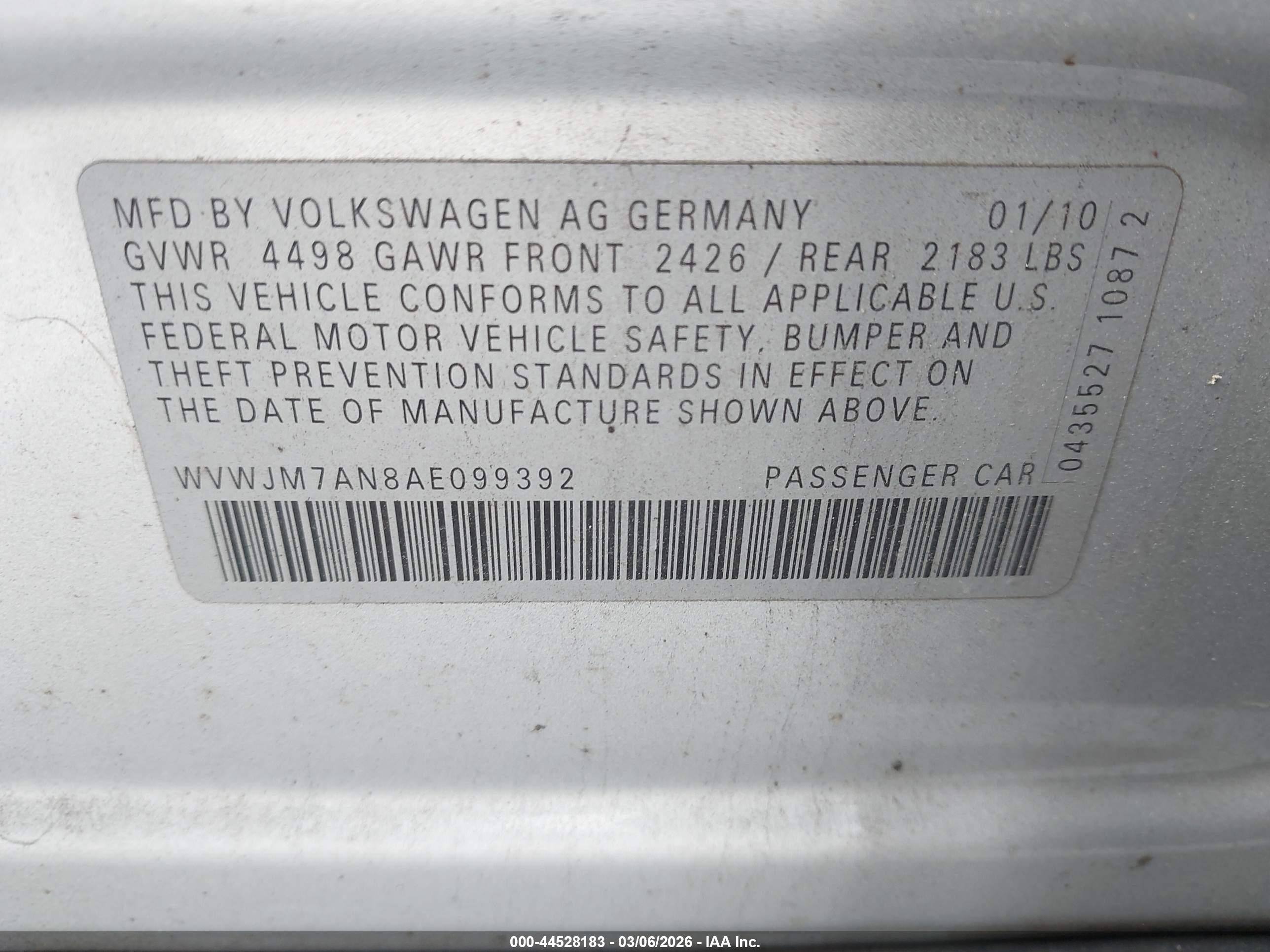 VOLKSWAGEN PASSAT image 9