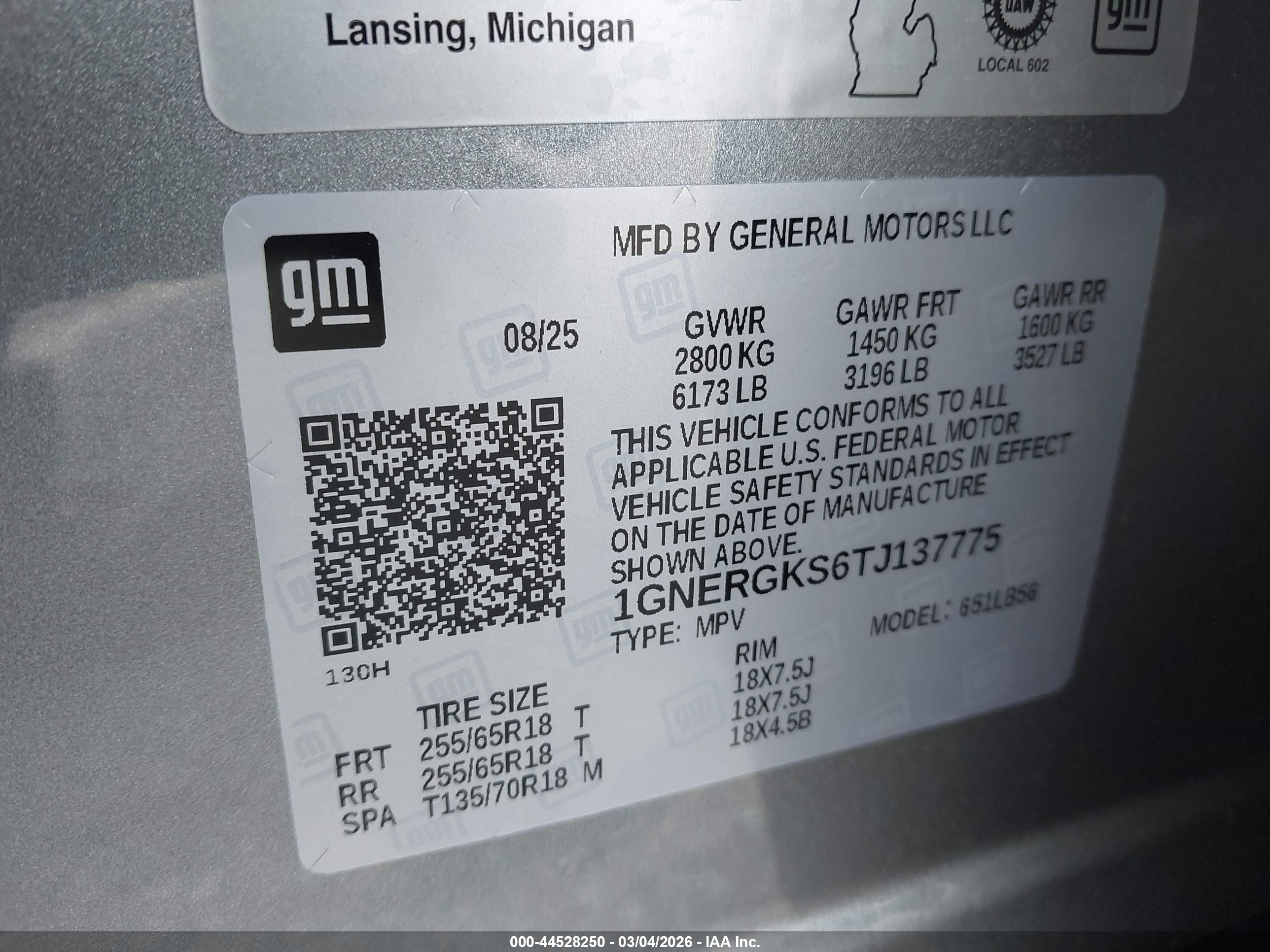 CHEVROLET TRAVERSE image 9