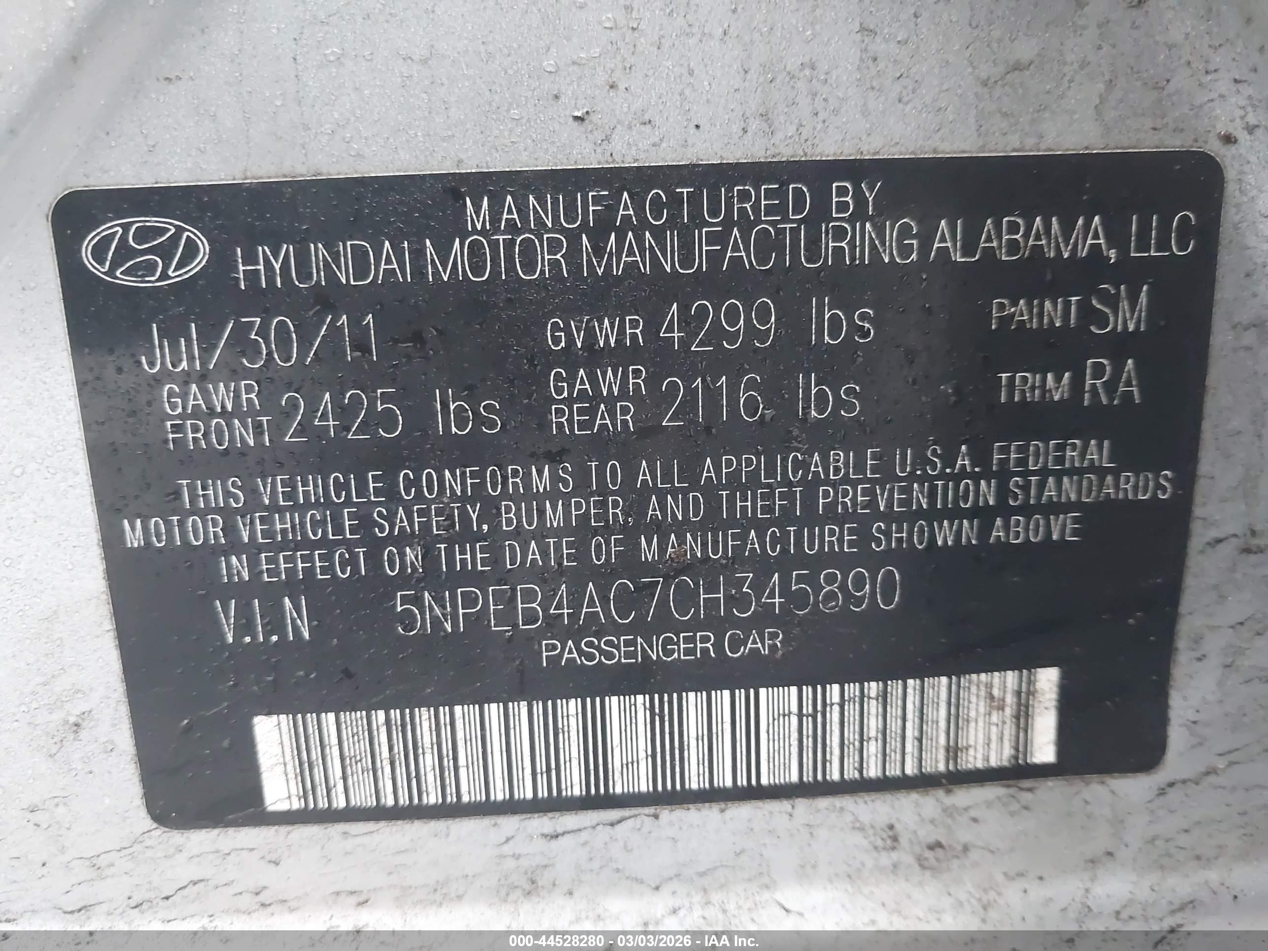 HYUNDAI SONATA image 9