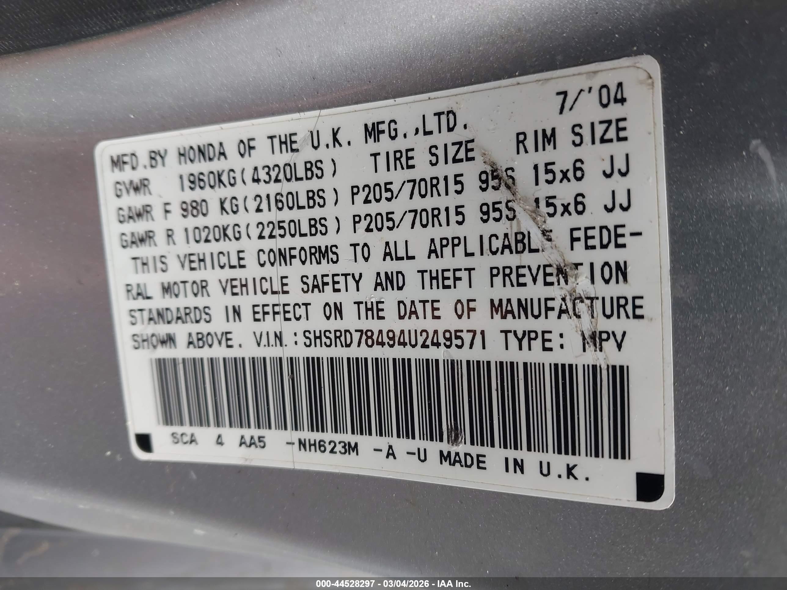 HONDA CR-V image 9
