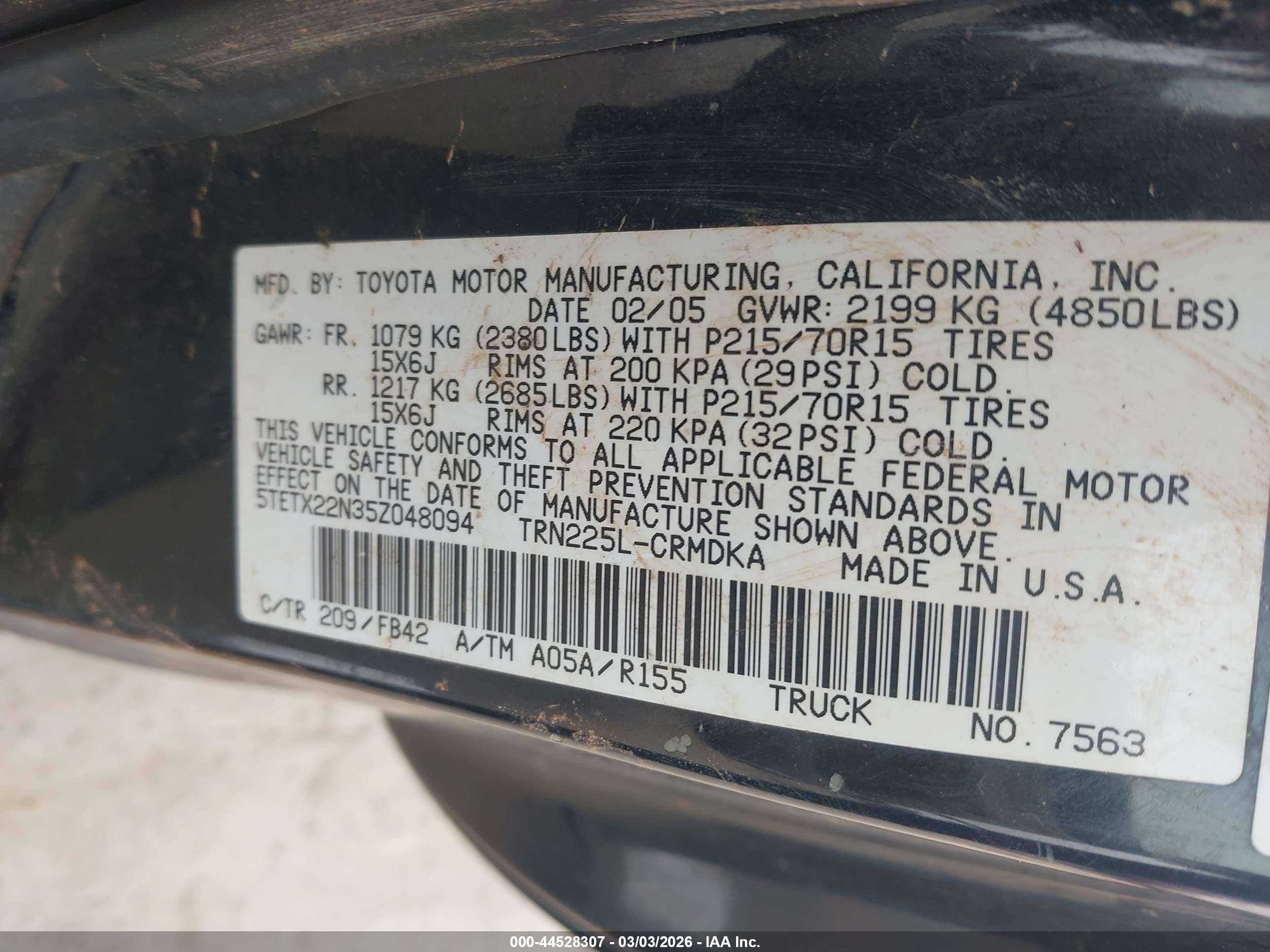 TOYOTA TACOMA image 9