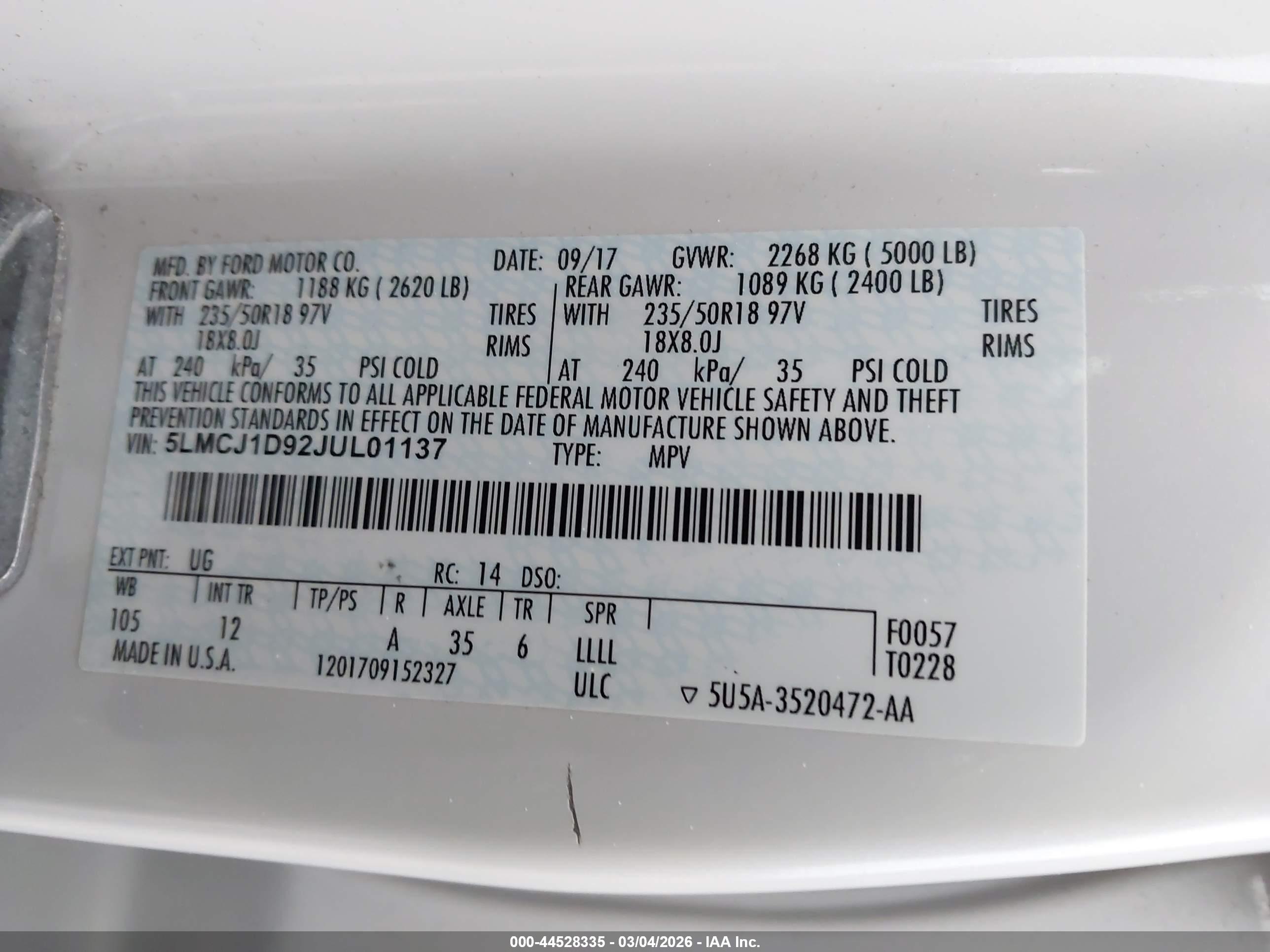 LINCOLN MKC image 9