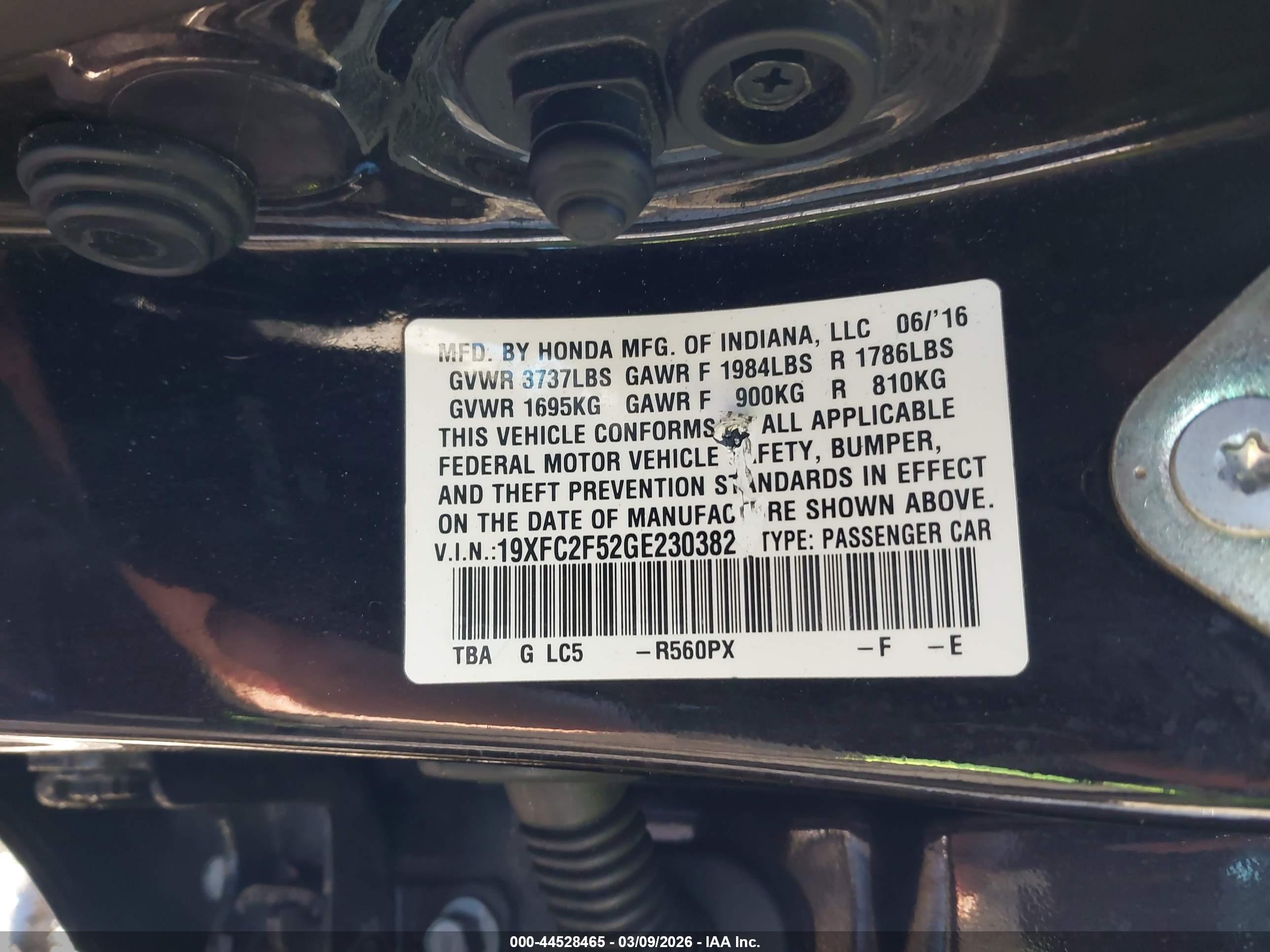 HONDA CIVIC image 9