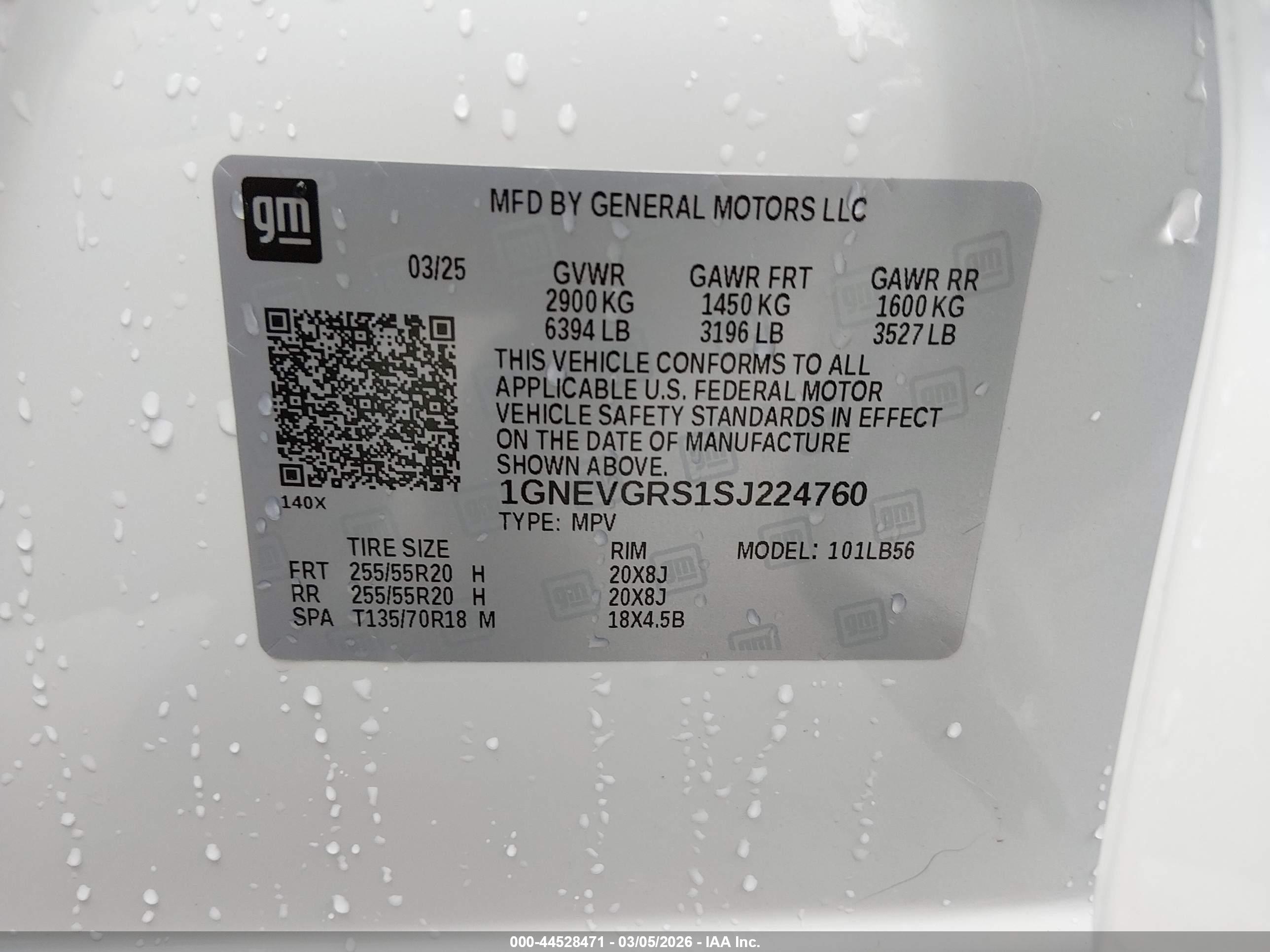 CHEVROLET TRAVERSE image 9