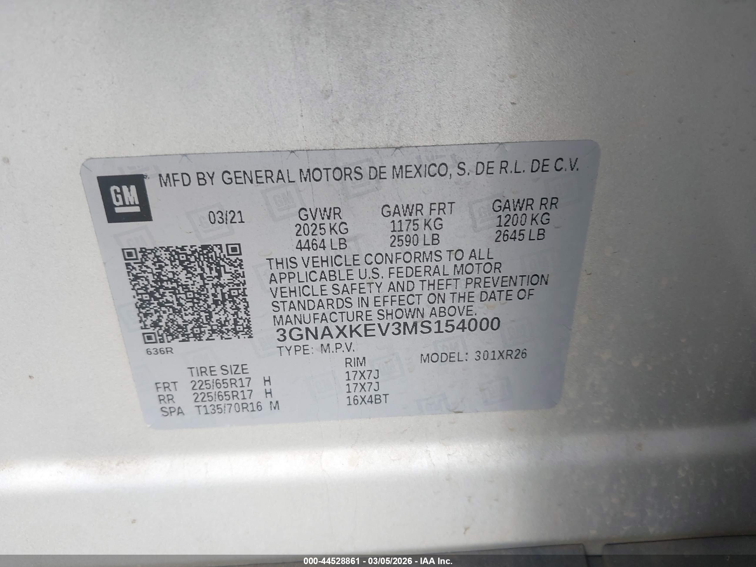 CHEVROLET EQUINOX image 9