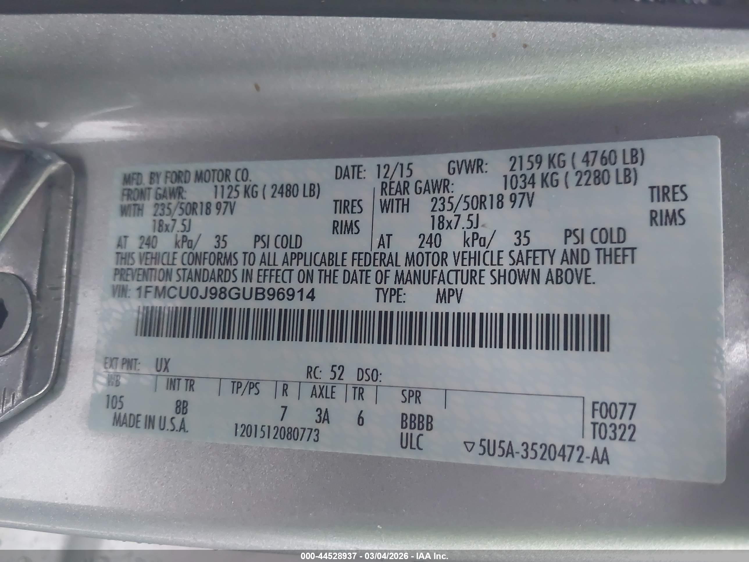 FORD ESCAPE image 9