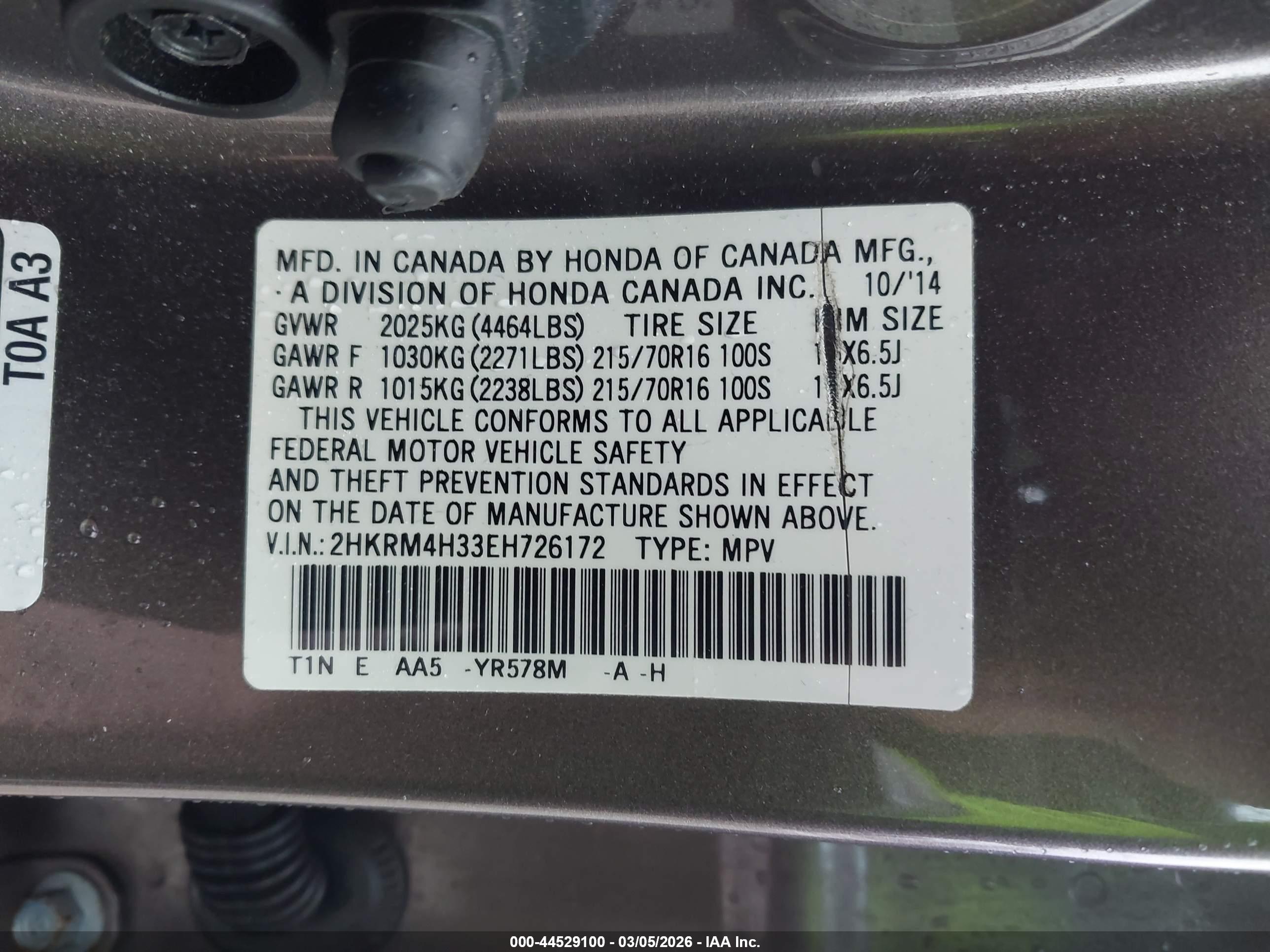 HONDA CR-V image 9