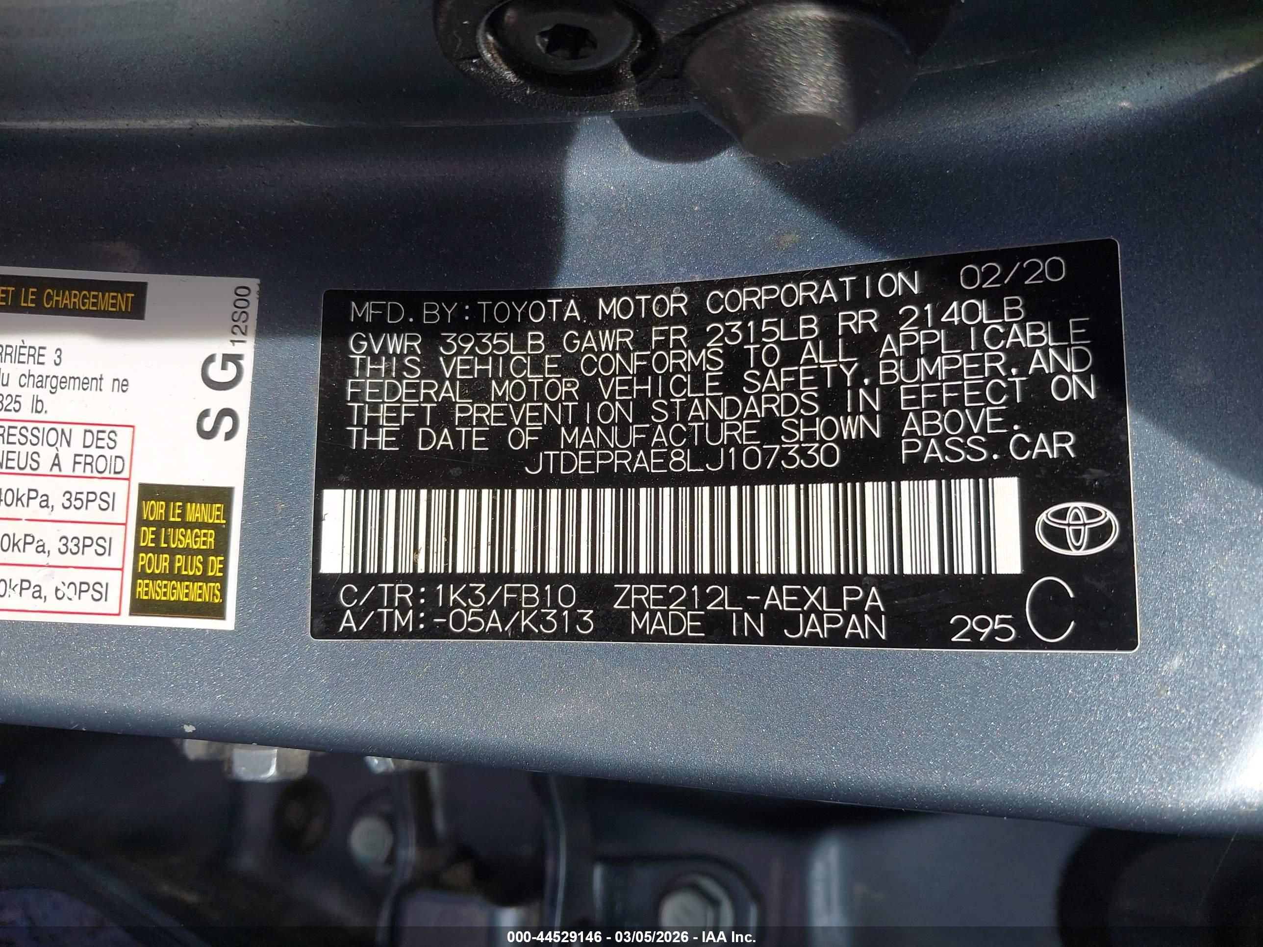 TOYOTA COROLLA image 9