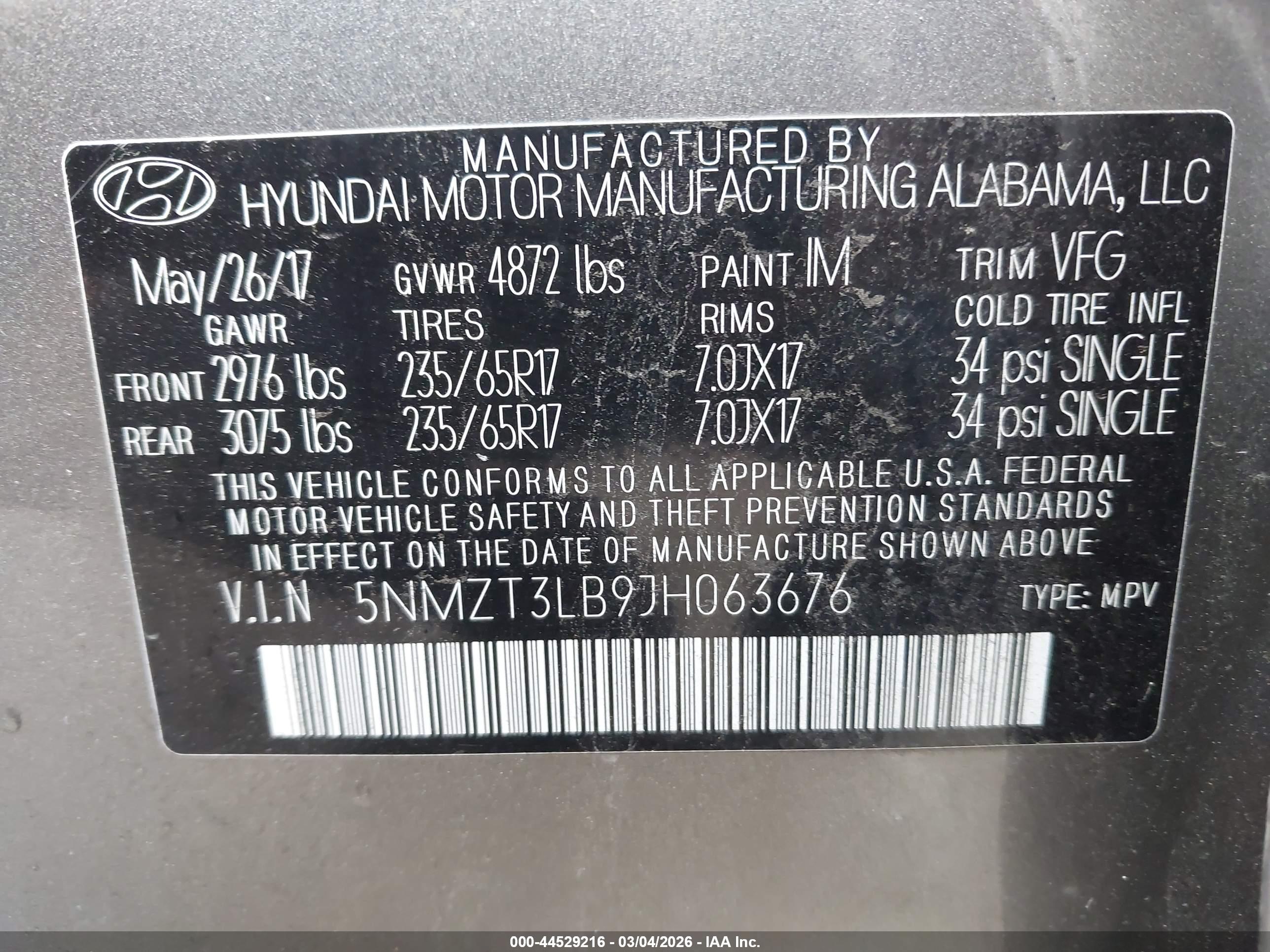 HYUNDAI SANTA image 9