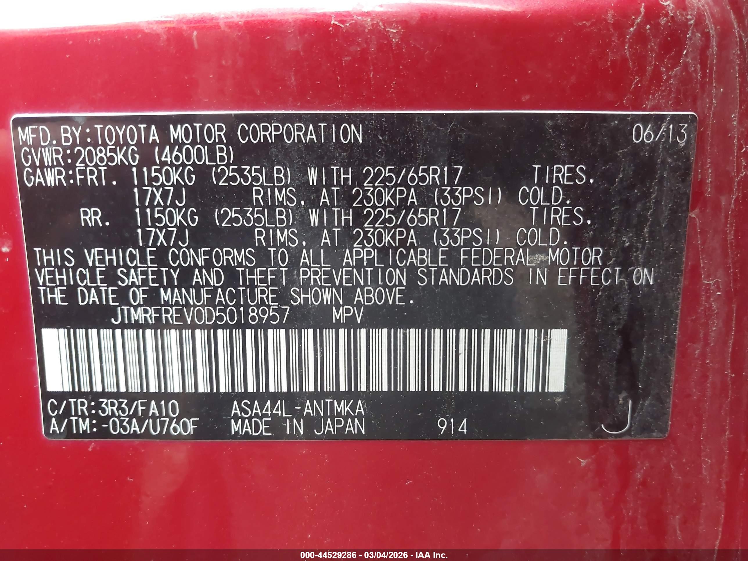 TOYOTA RAV4 image 9