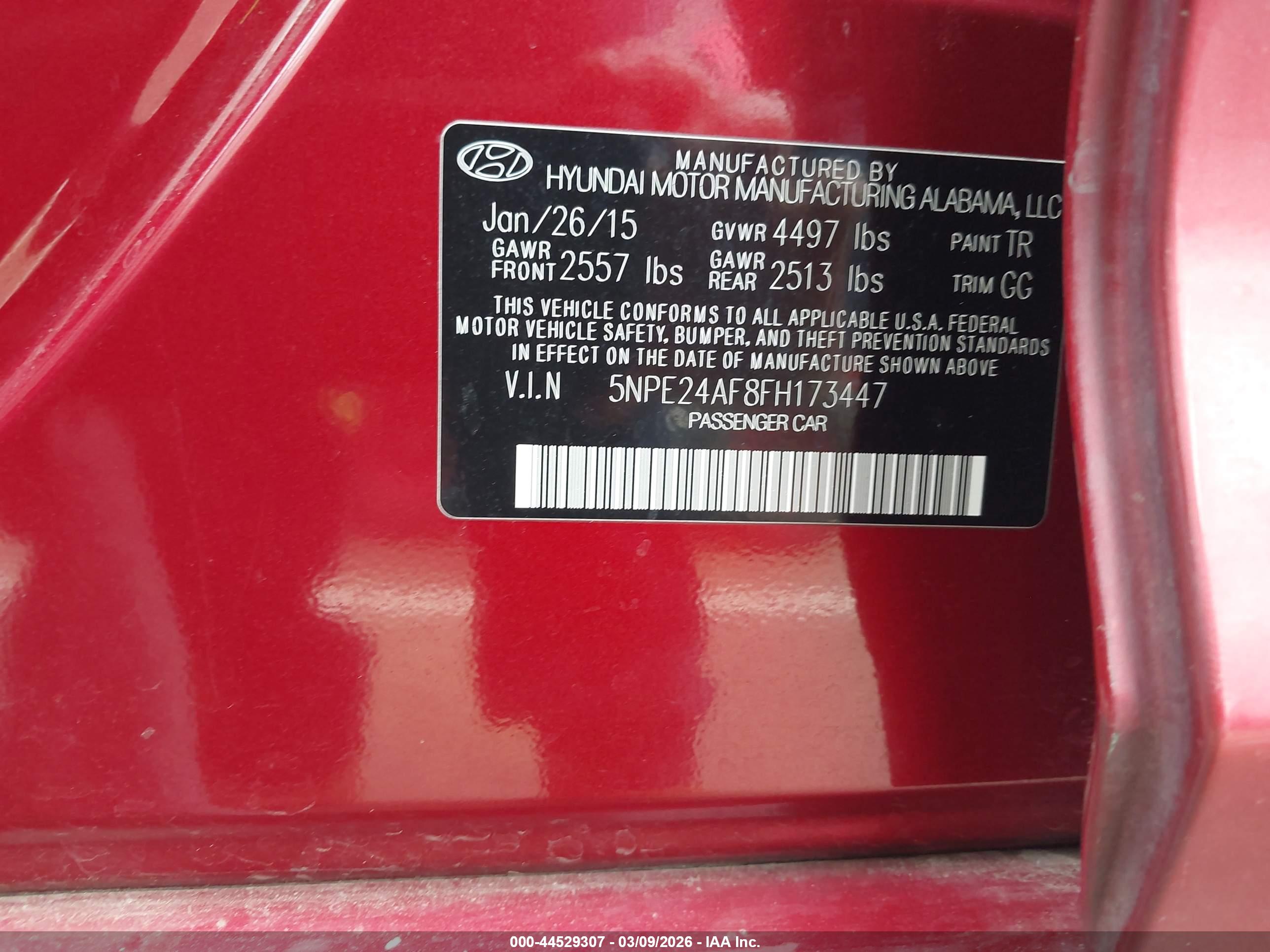 HYUNDAI SONATA image 9