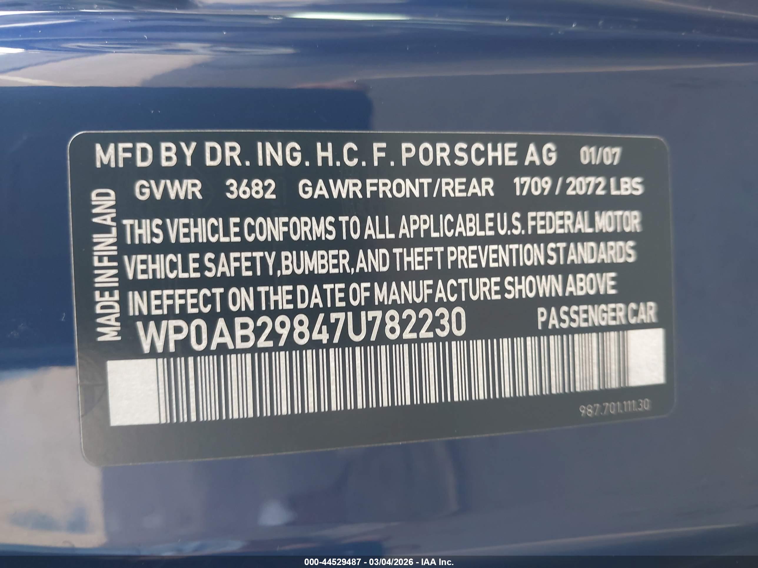 PORSCHE CAYMAN image 9