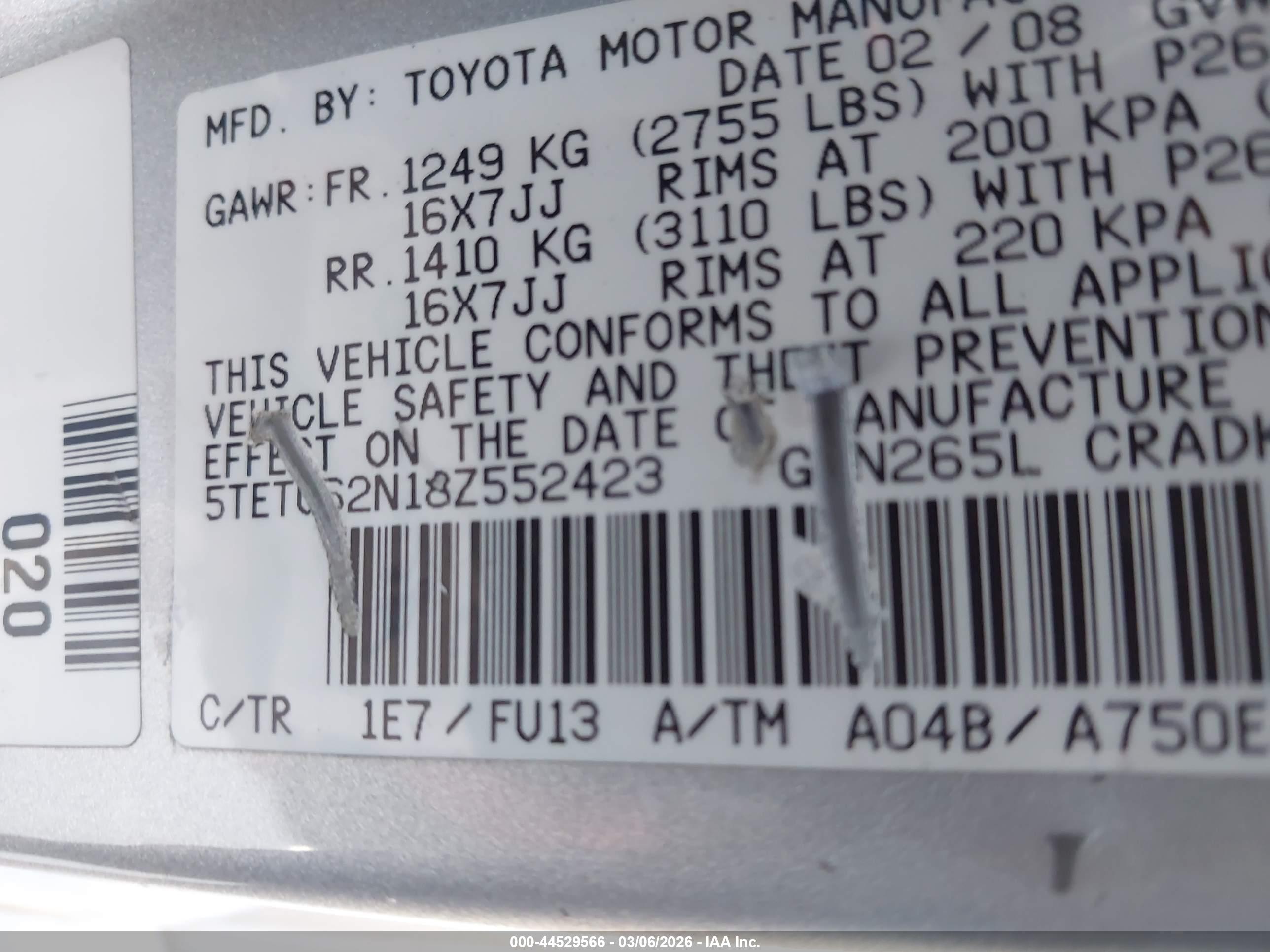 TOYOTA TACOMA image 9