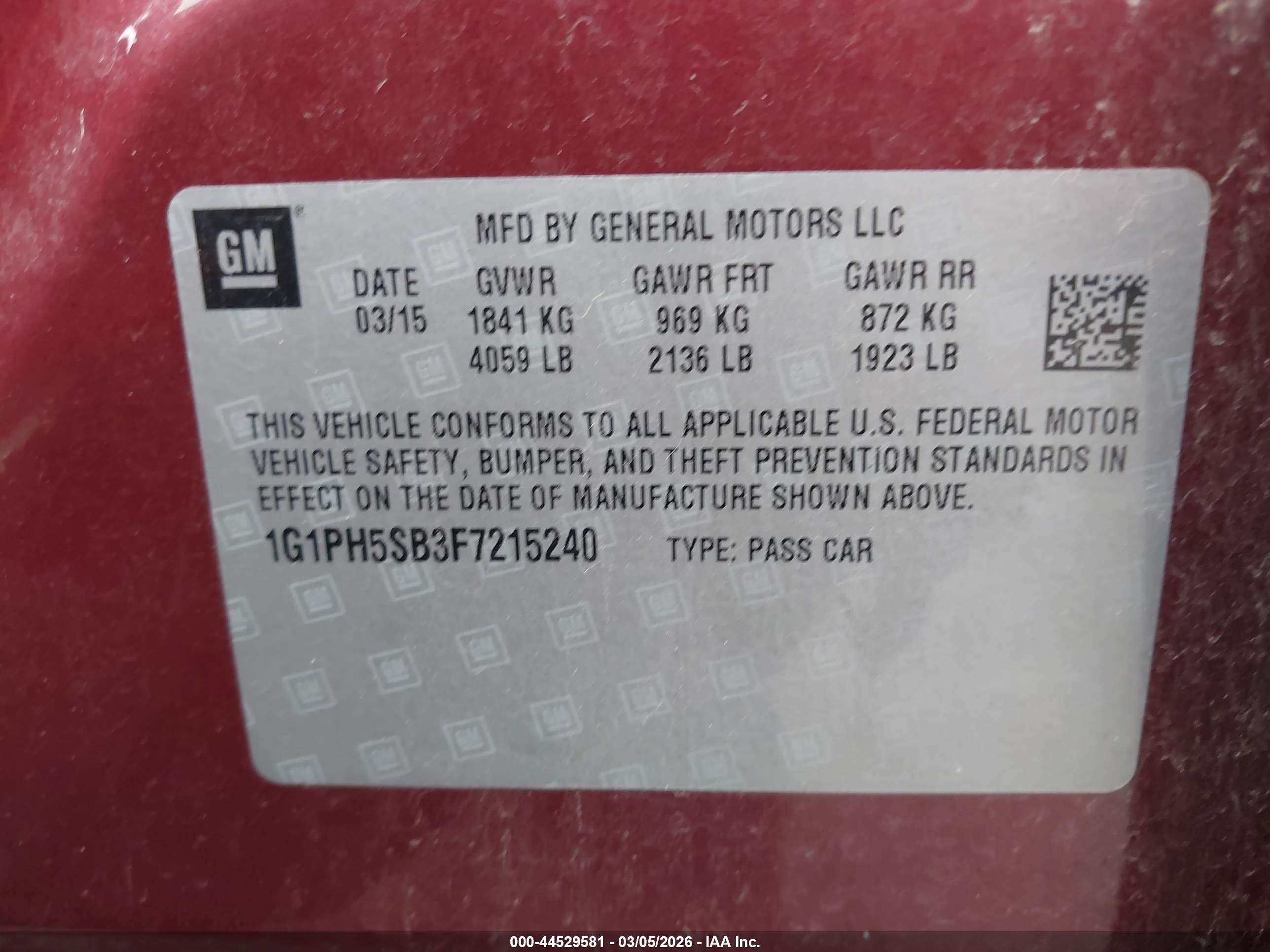 CHEVROLET CRUZE image 9