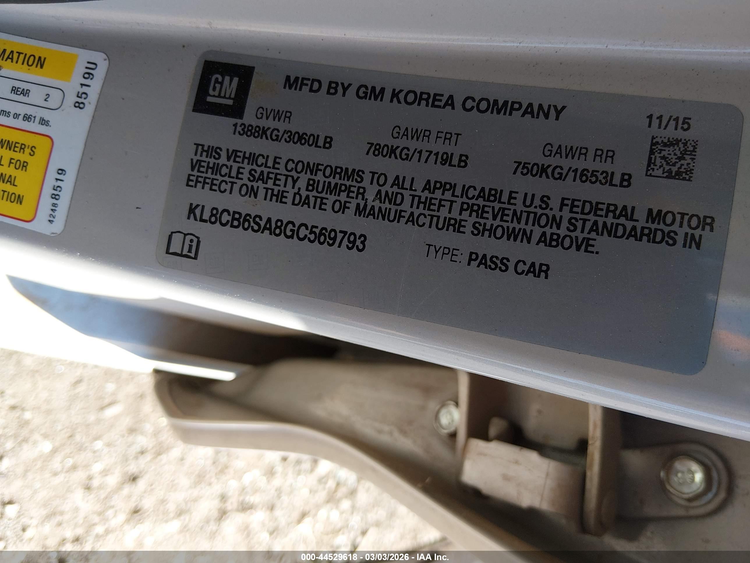 CHEVROLET SPARK image 9
