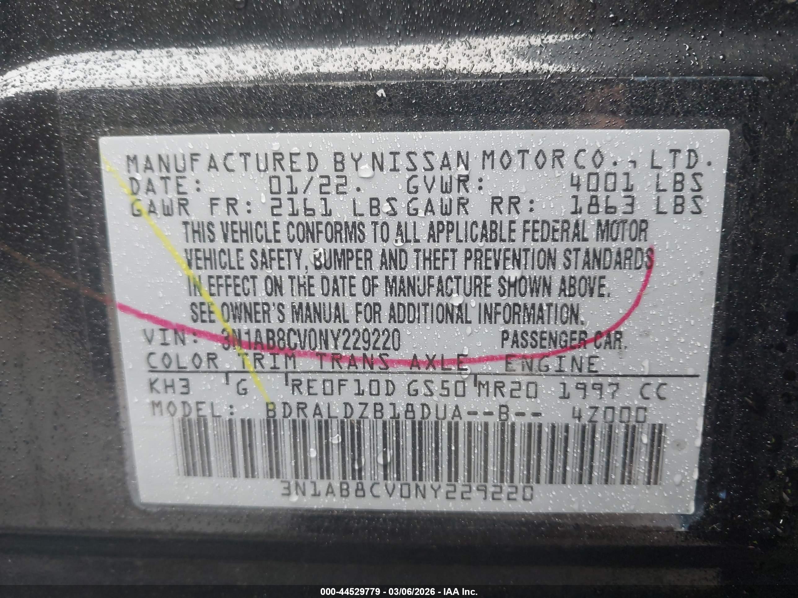 NISSAN SENTRA image 9
