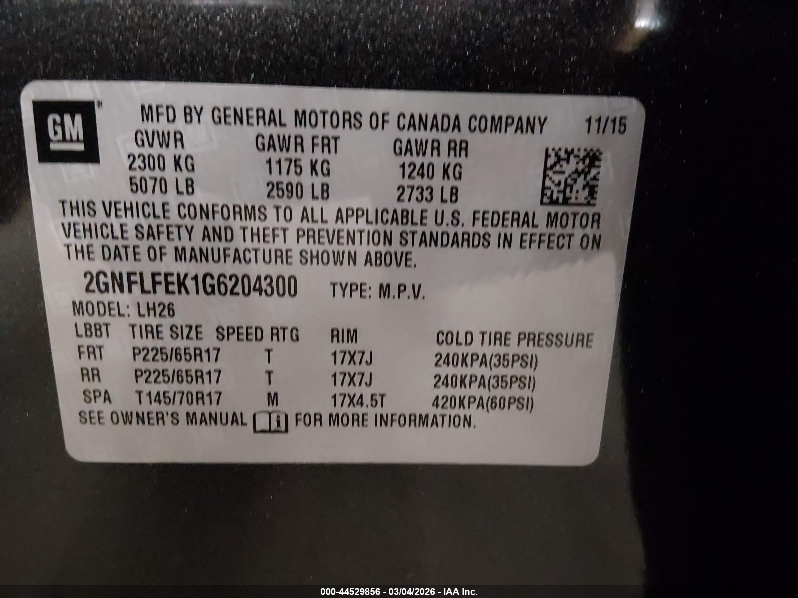 CHEVROLET EQUINOX image 9