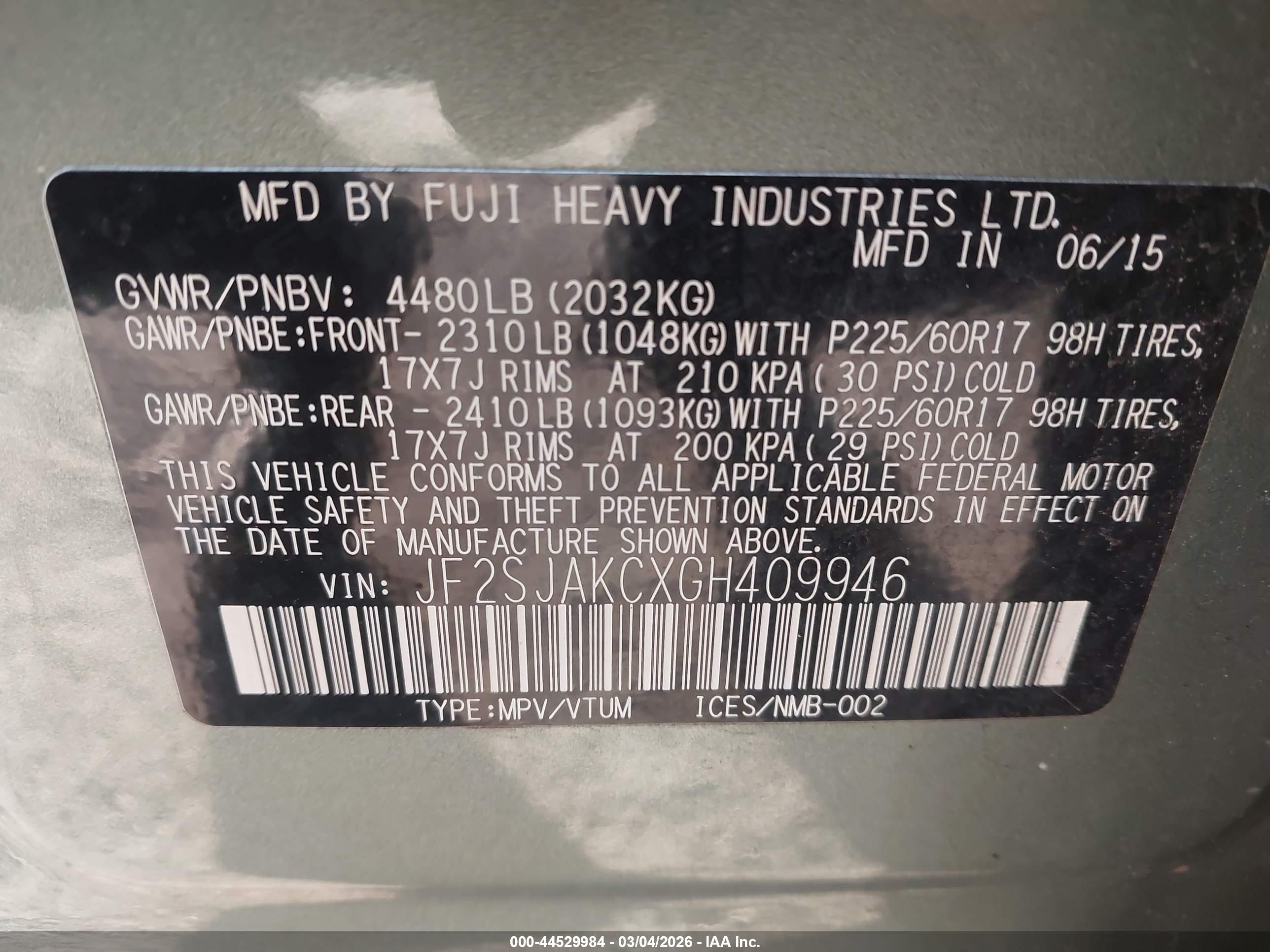 SUBARU FORESTER image 9