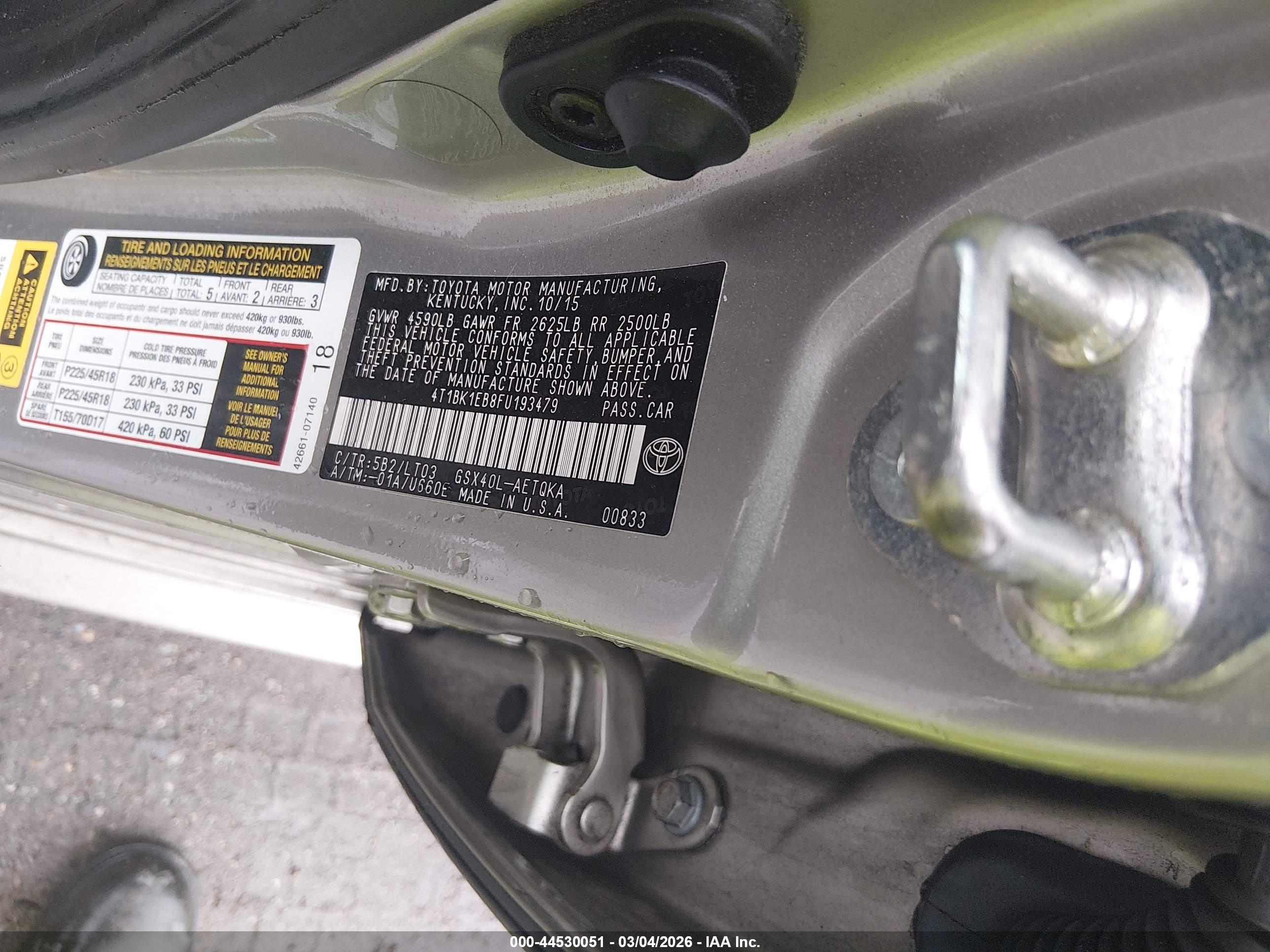 TOYOTA AVALON image 9