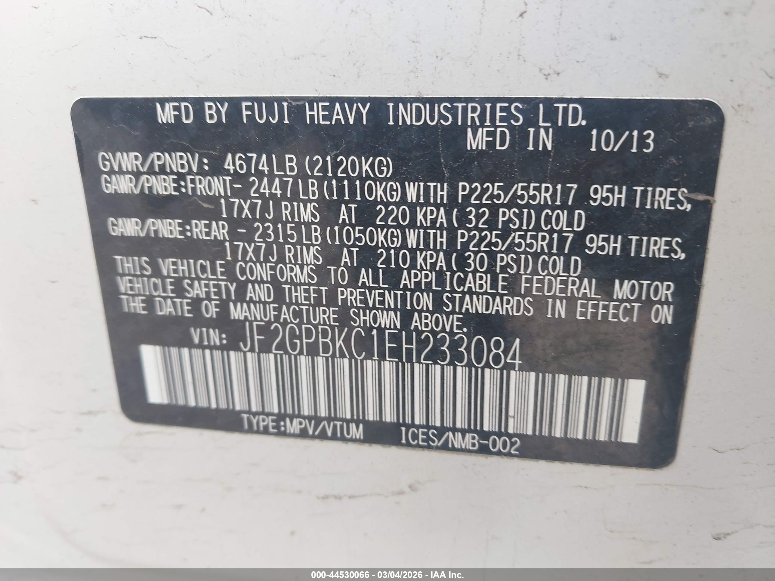SUBARU XV image 9