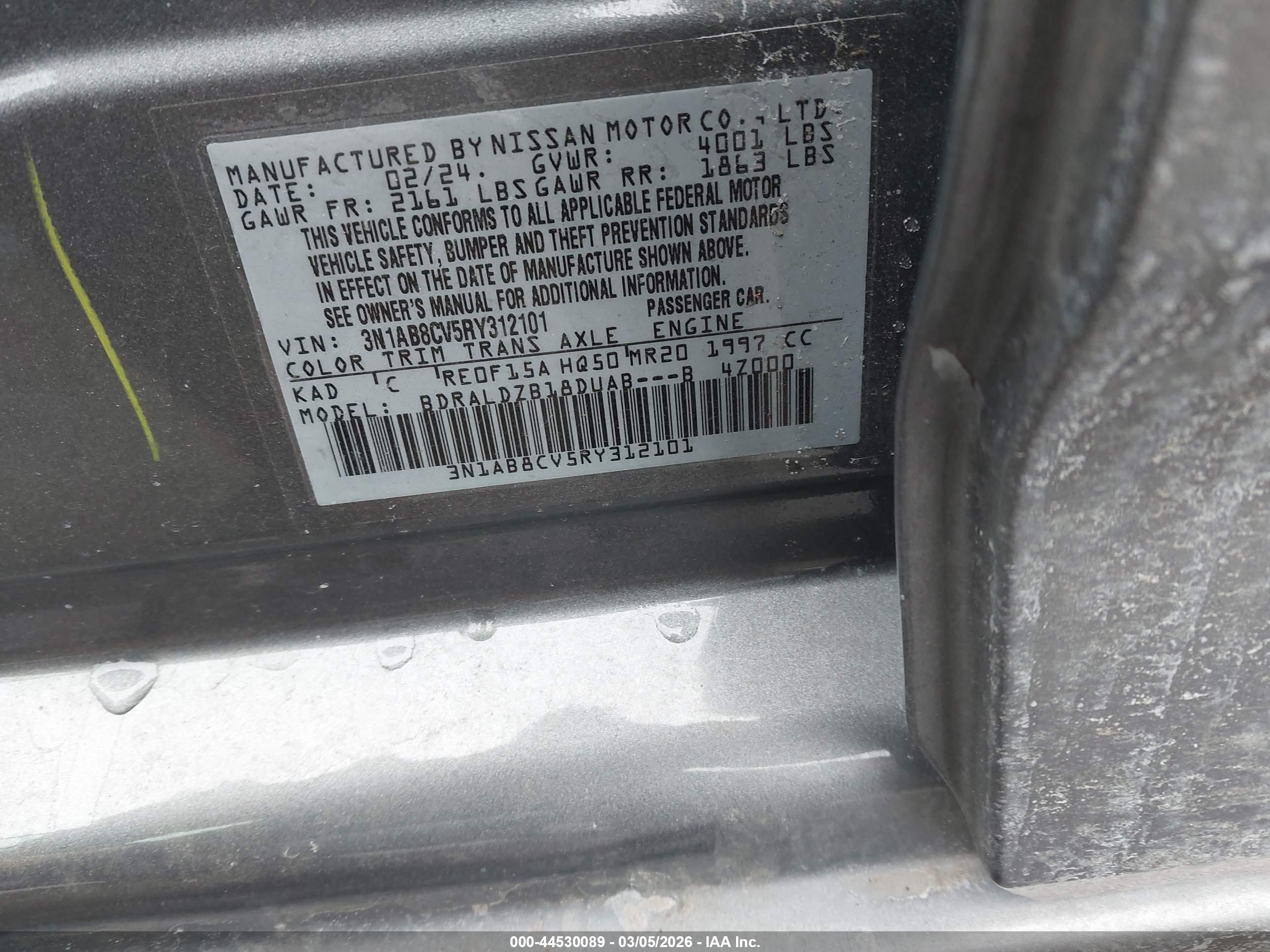 NISSAN SENTRA image 9