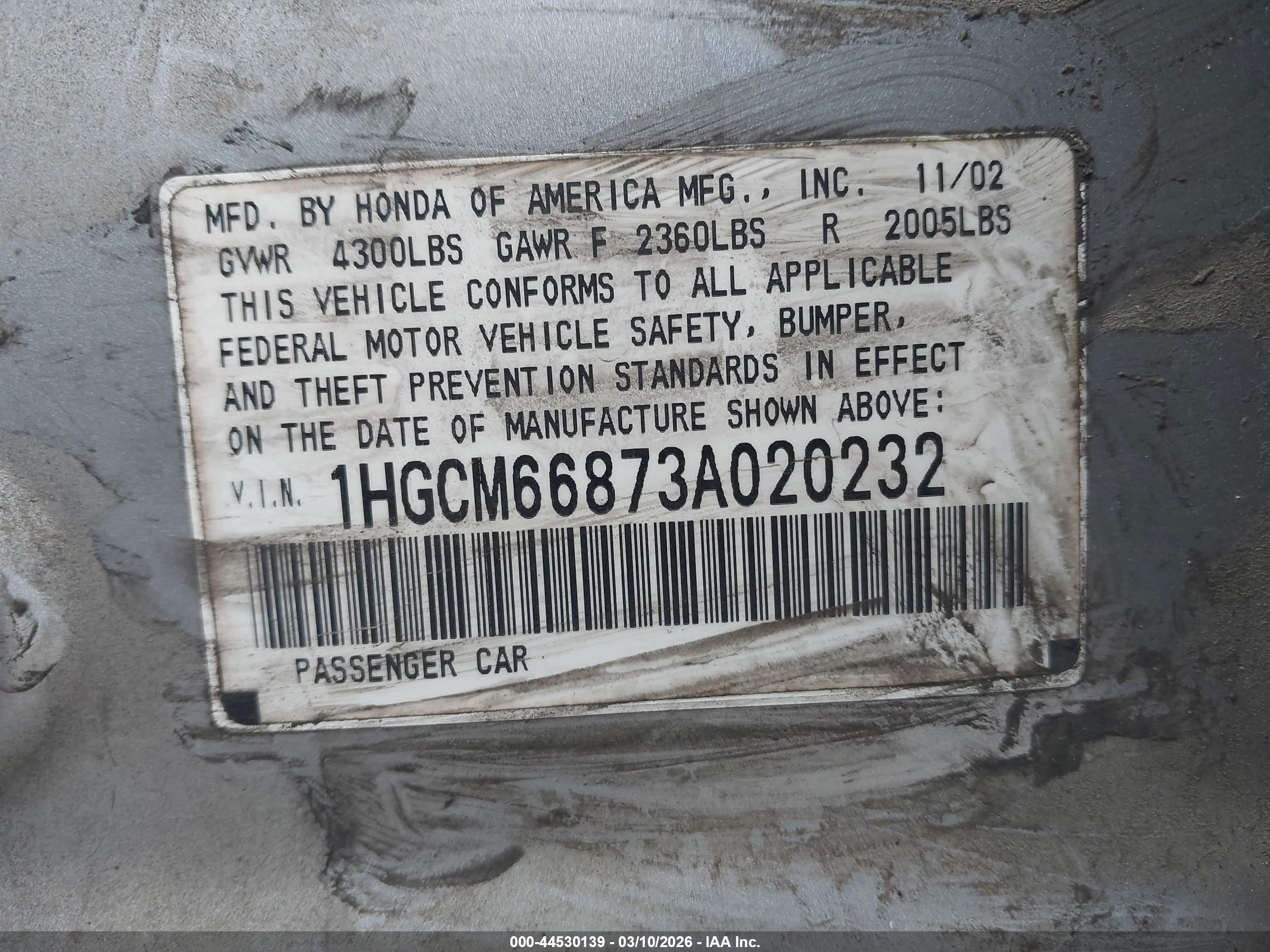 HONDA ACCORD image 9