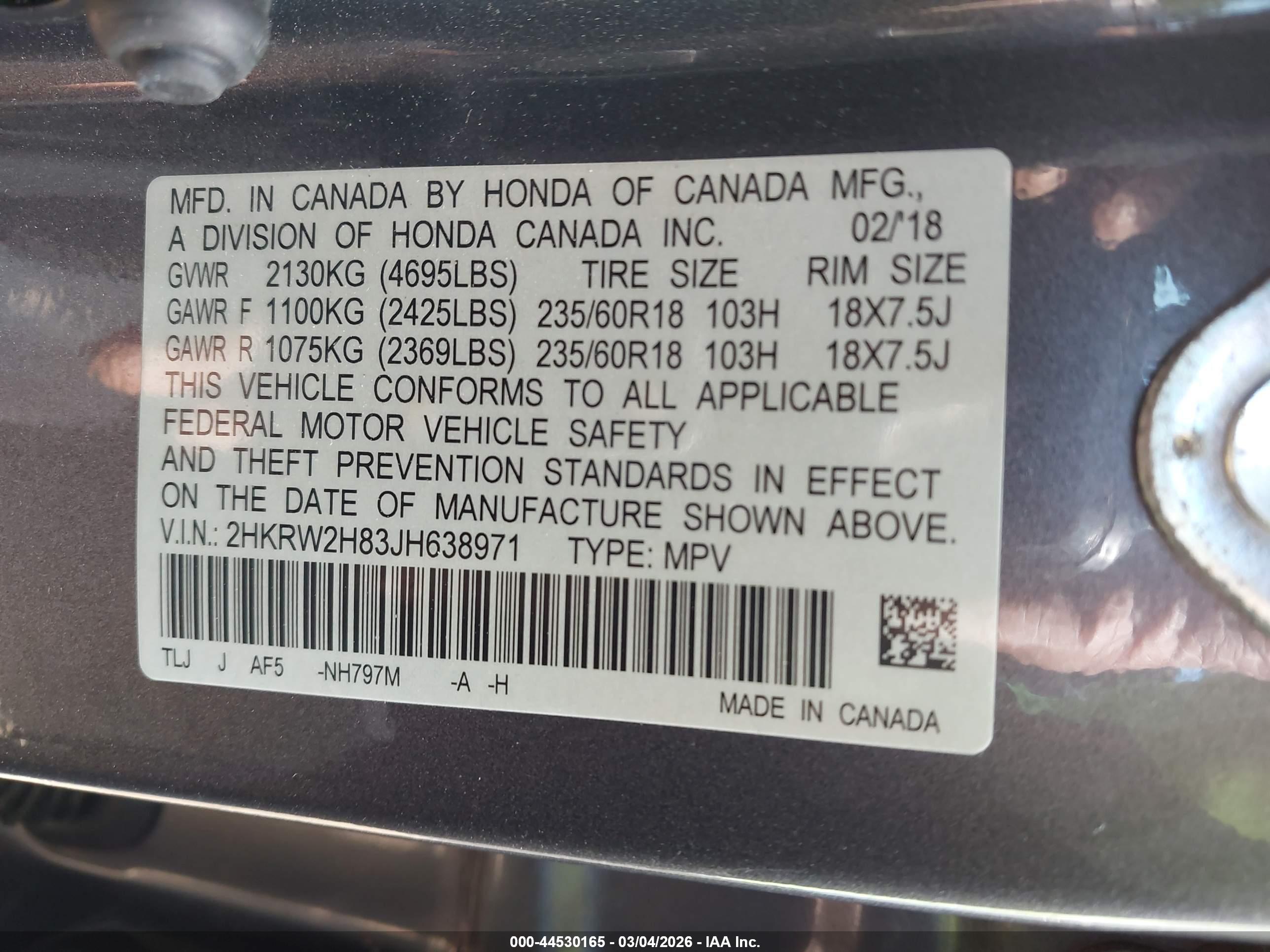 HONDA CR-V image 9