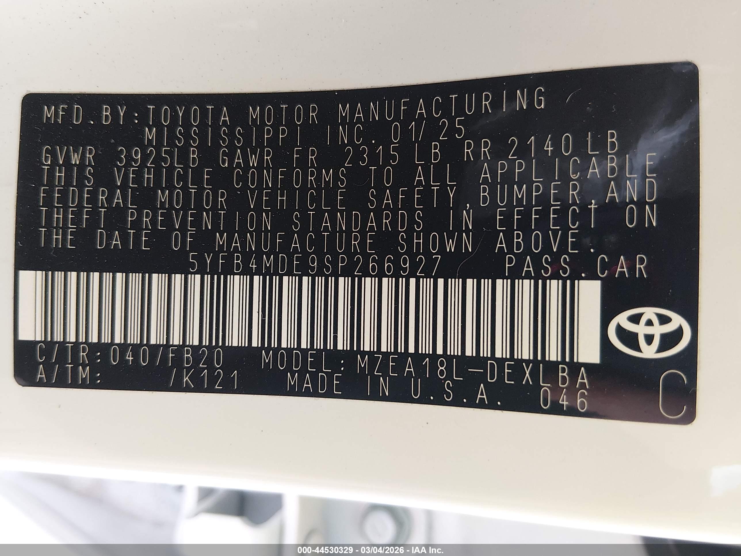 TOYOTA COROLLA image 9