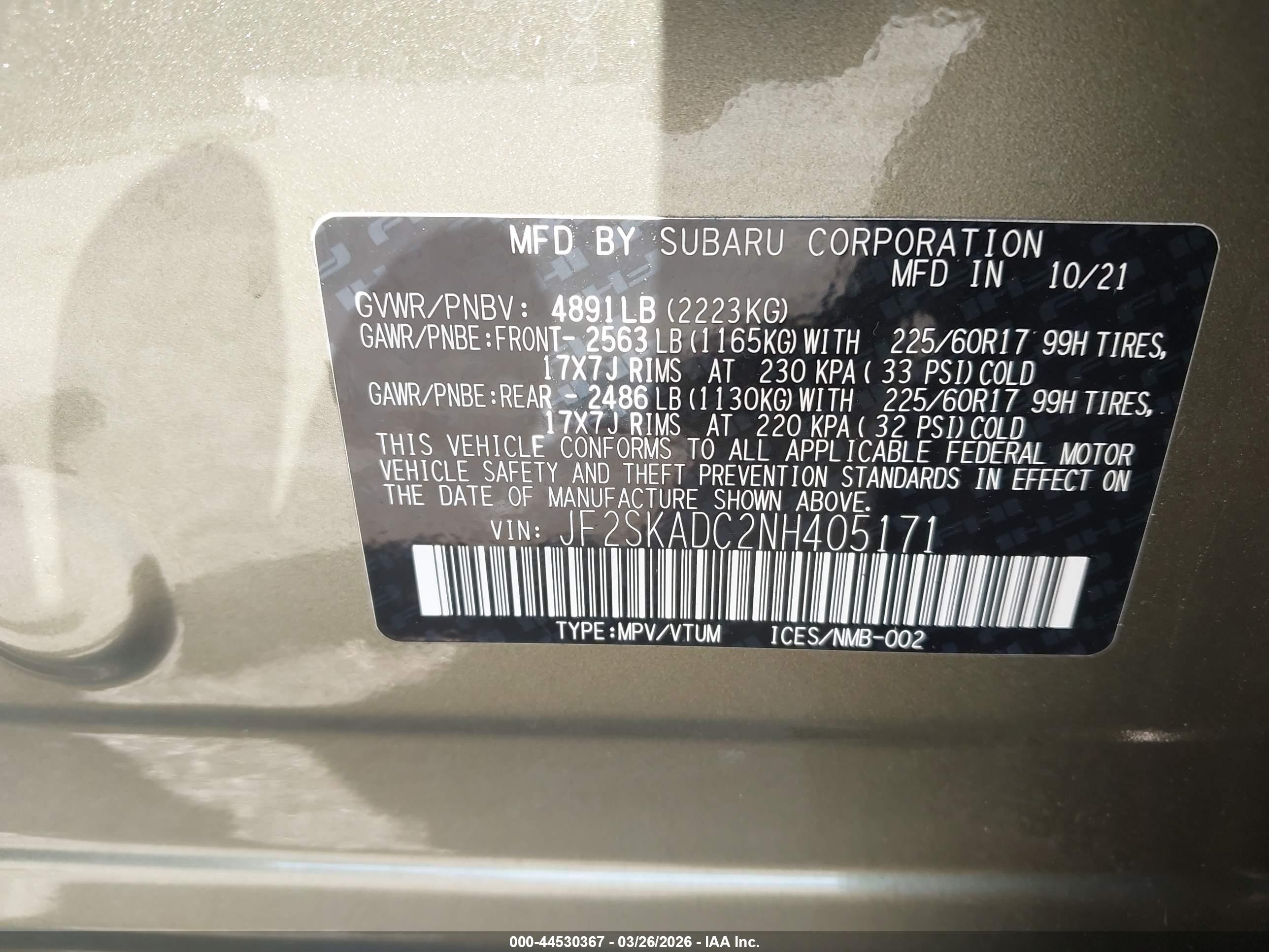SUBARU FORESTER image 9