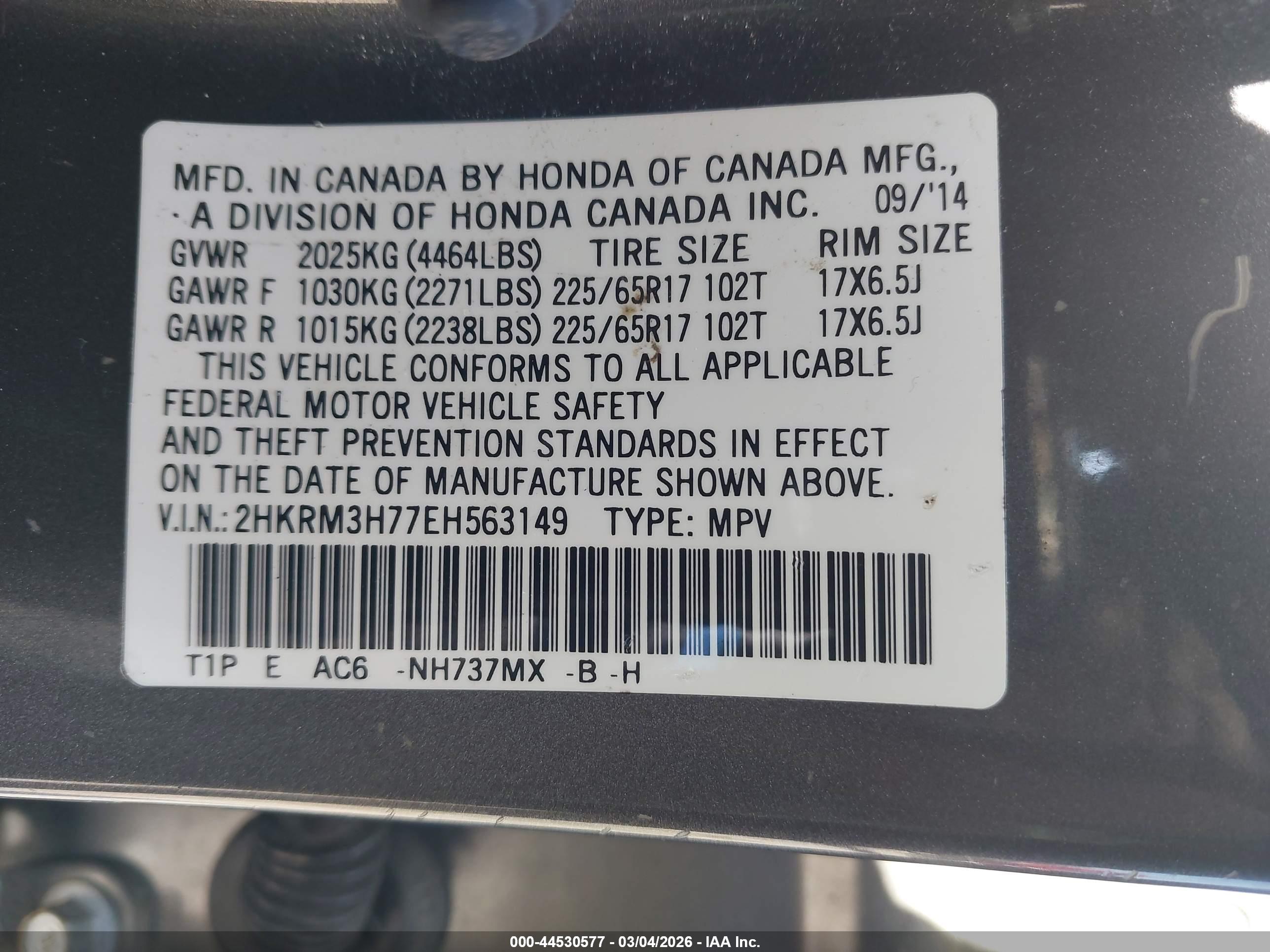 HONDA CR-V image 9