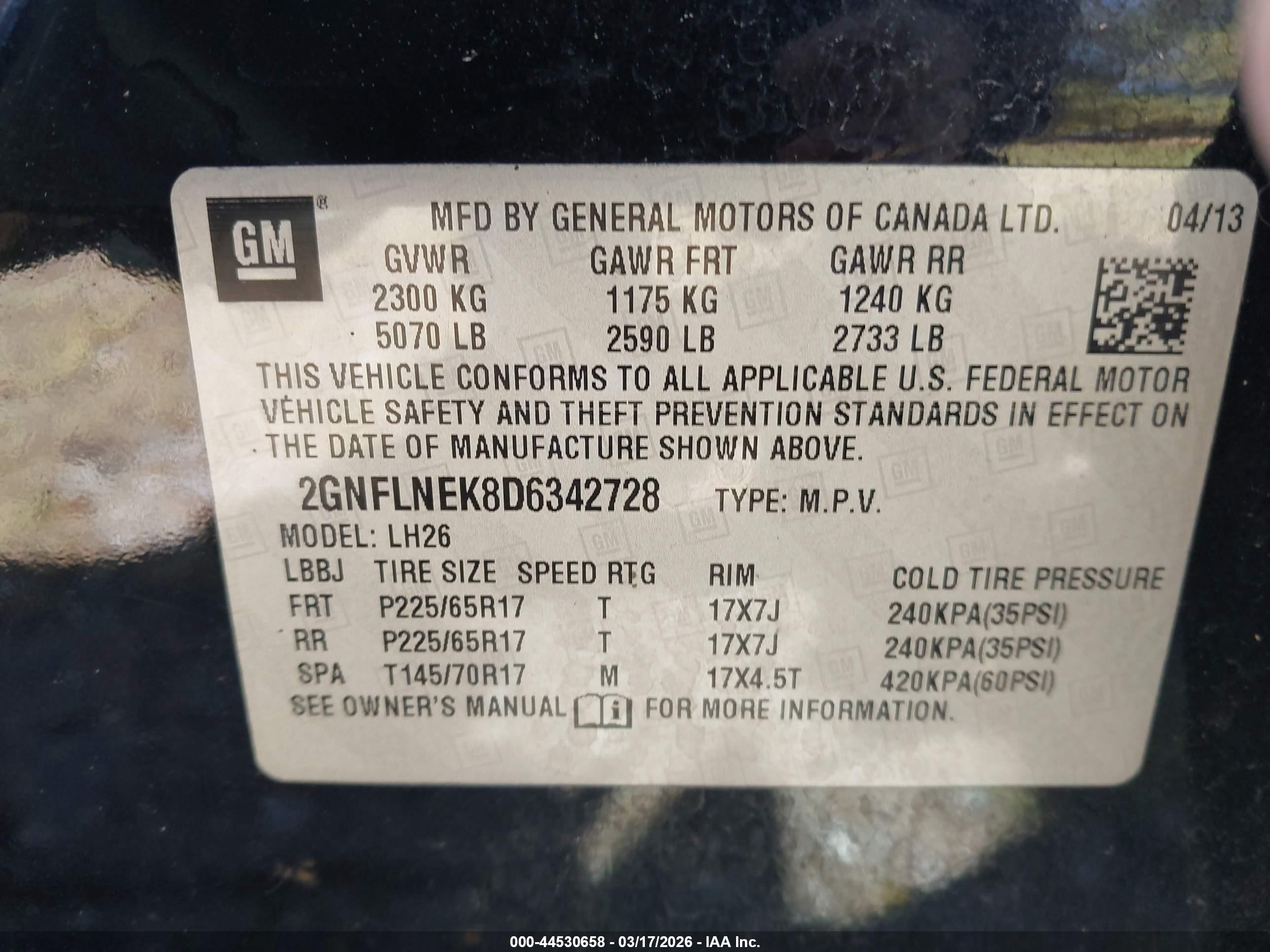 CHEVROLET EQUINOX image 9