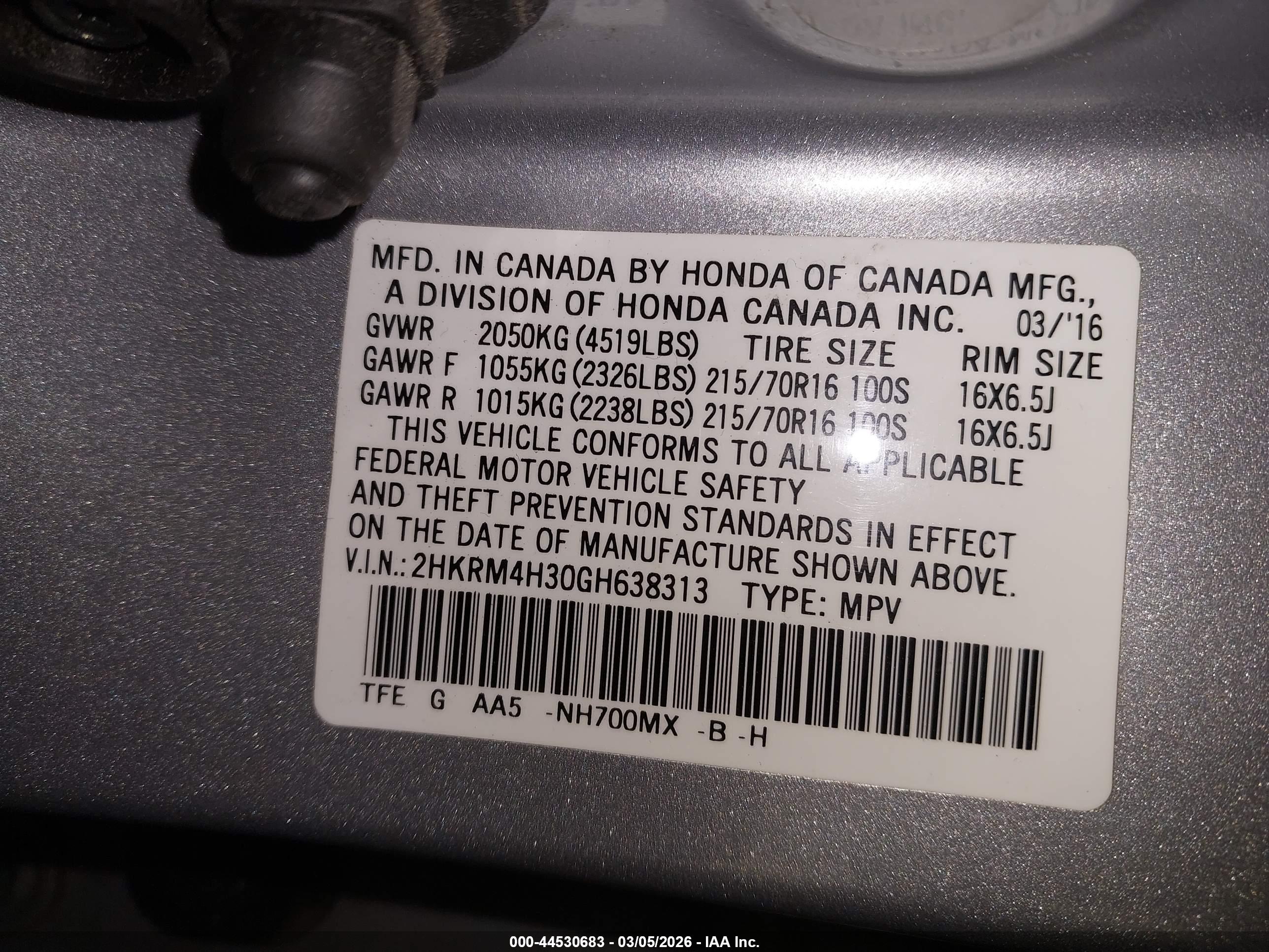 HONDA CR-V image 9