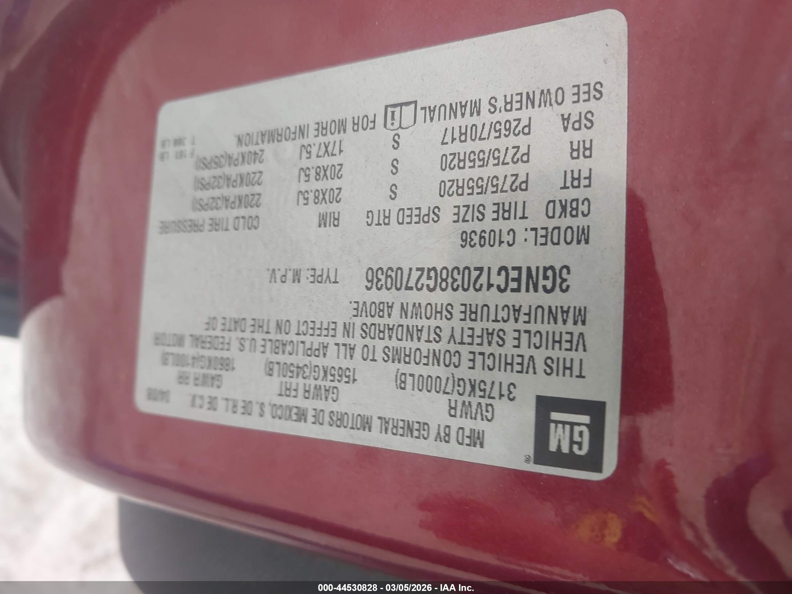 CHEVROLET AVALANCHE image 9