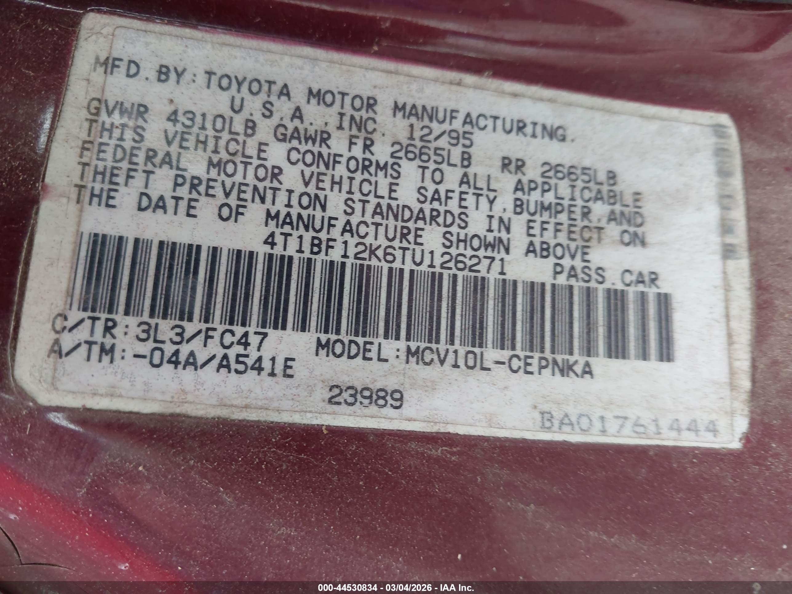 TOYOTA CAMRY image 9