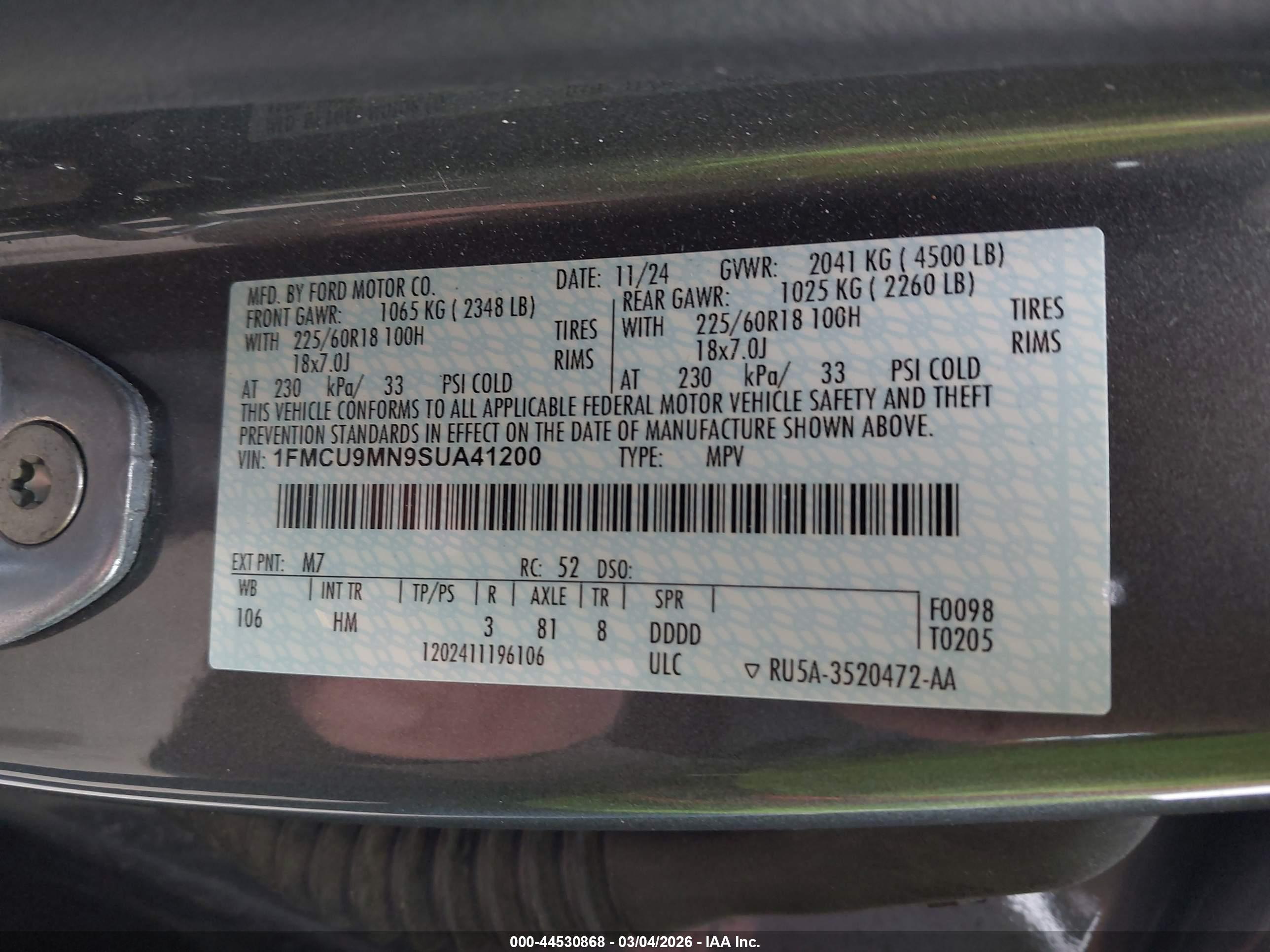 FORD ESCAPE image 9