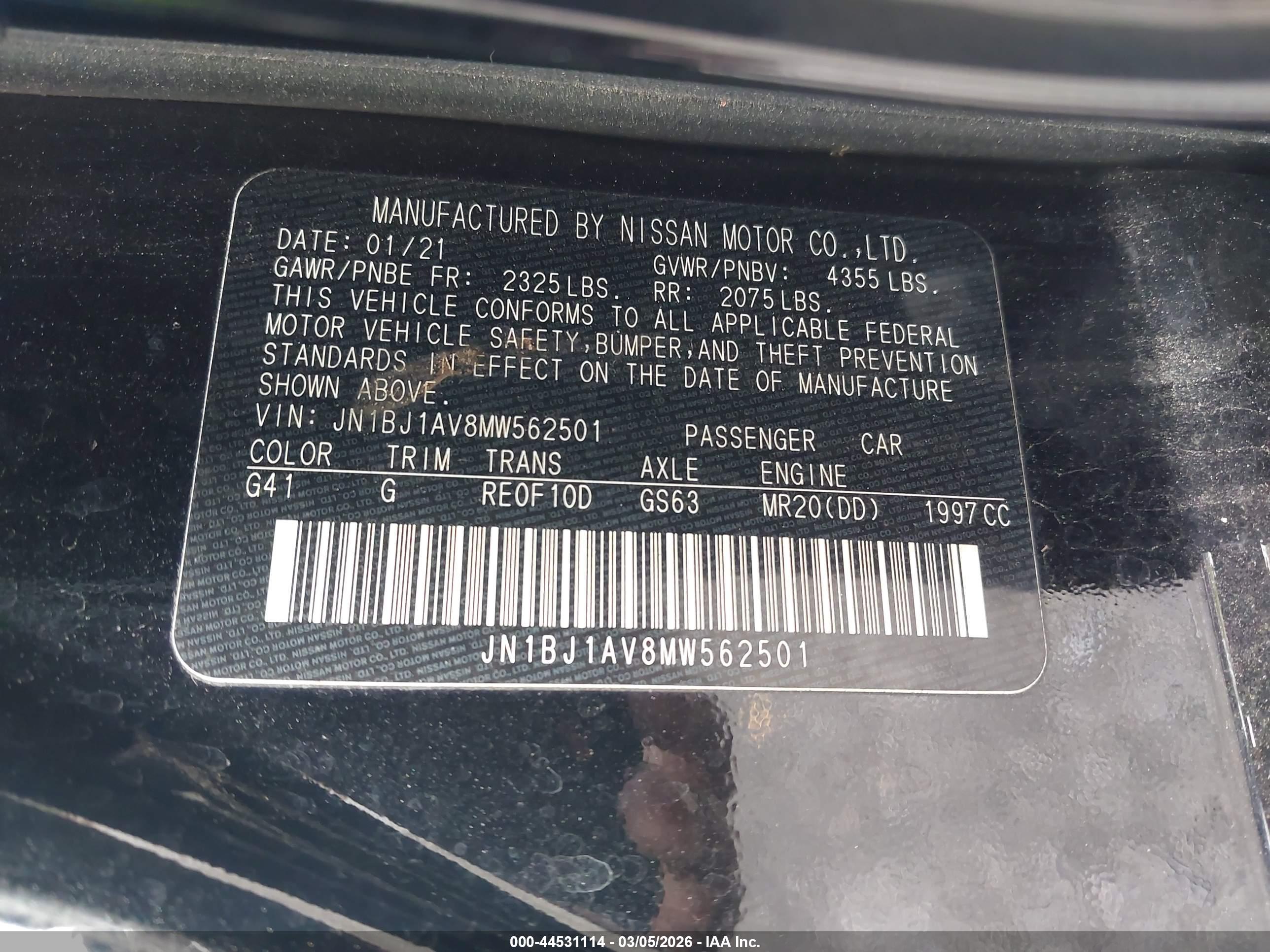 NISSAN ROGUE image 9