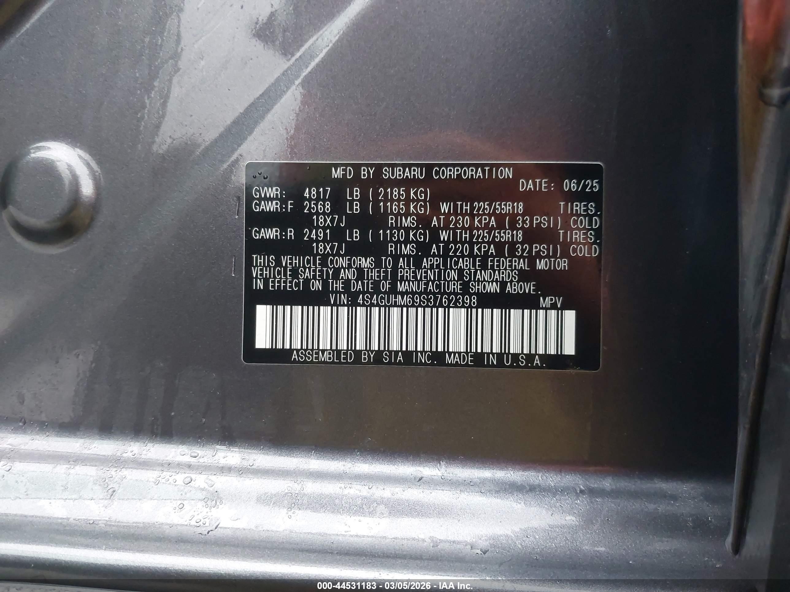 SUBARU CROSSTREK image 9