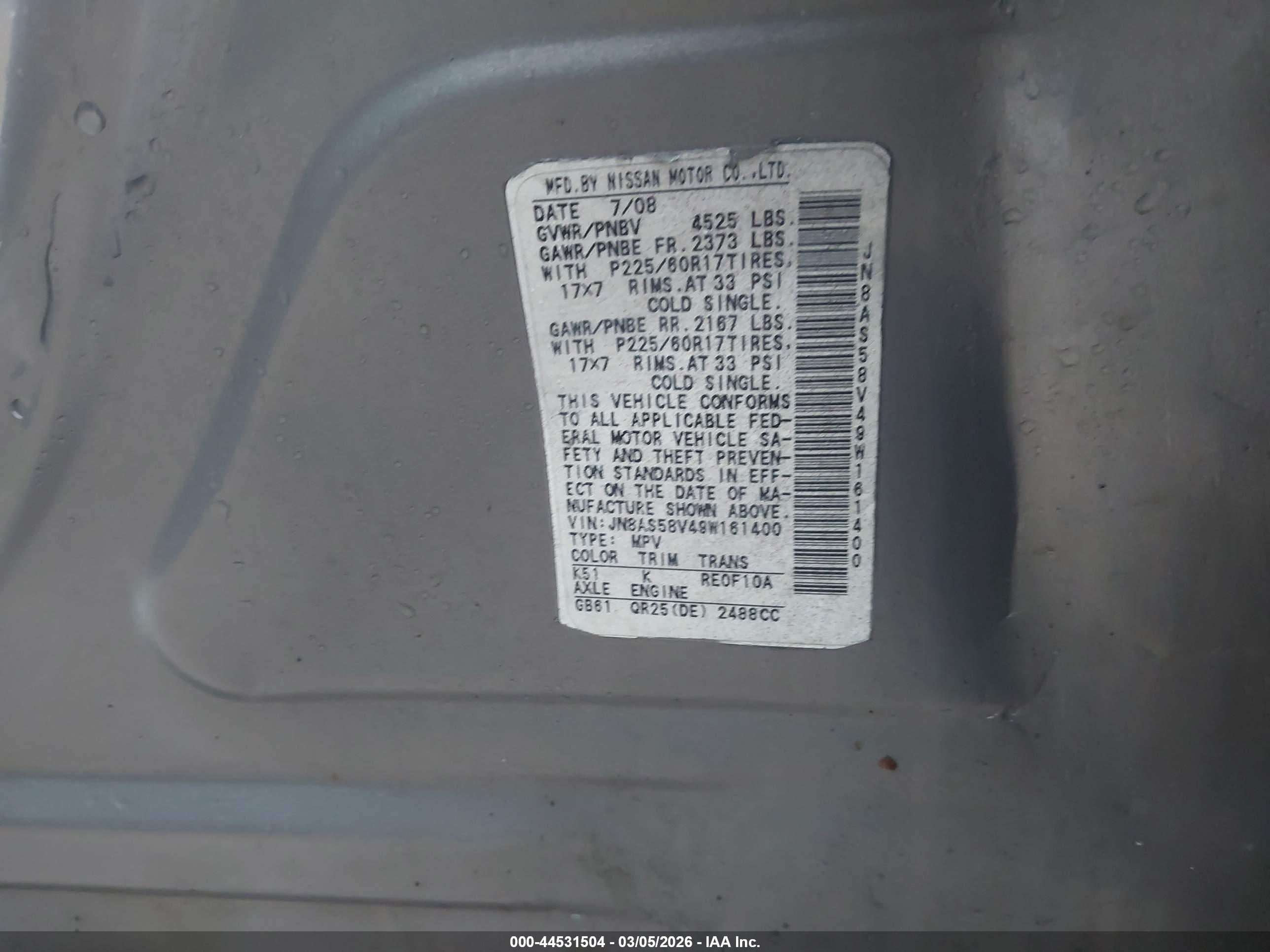 NISSAN ROGUE image 9