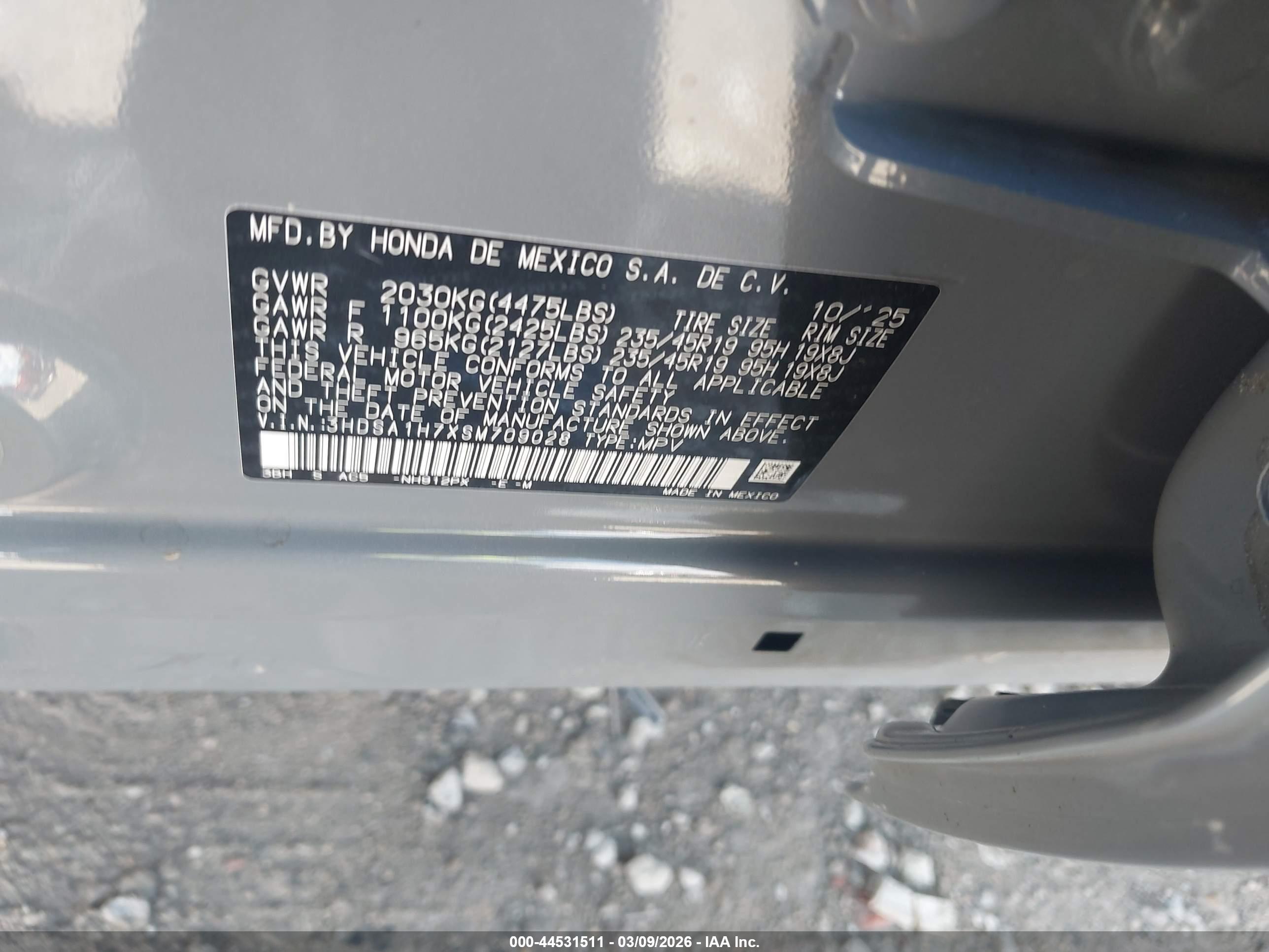 ACURA ADX image 9